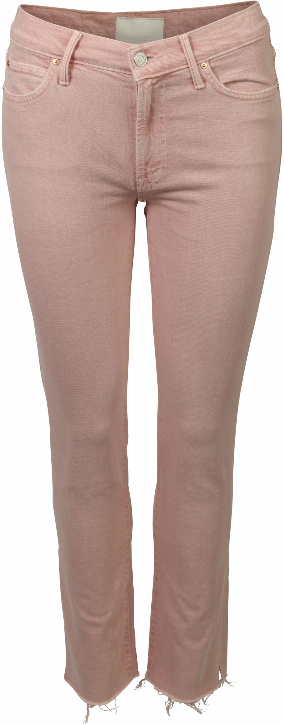 Mother Cropped Jeans Blush Pink