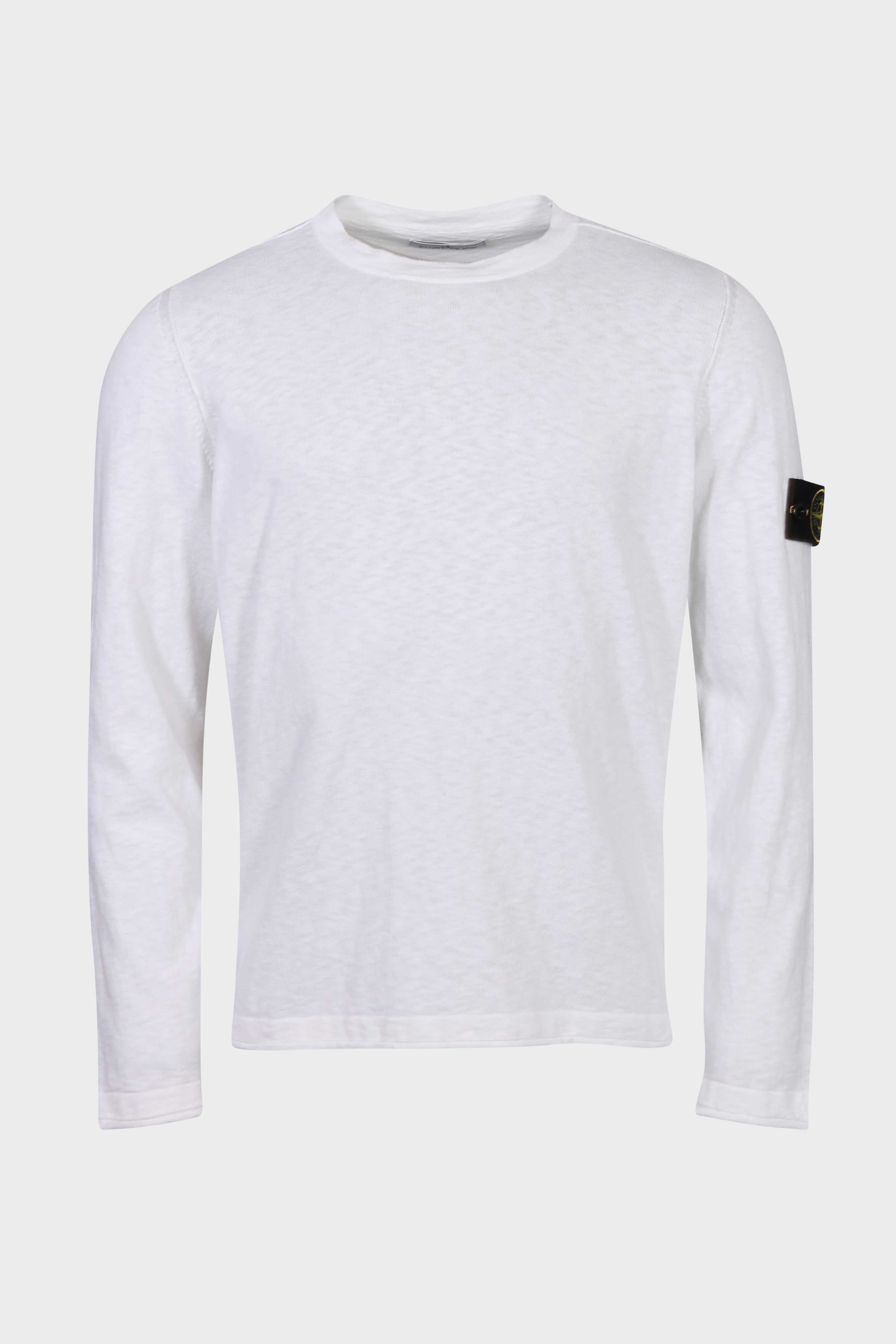 STONE ISLAND Summer Knit Pullover in White