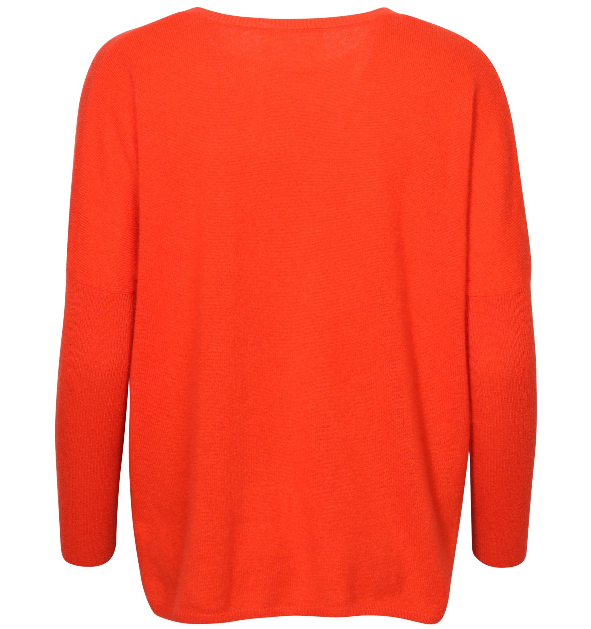 ABSOLUT CASHMERE Poncho Sweater Astrid in Orange M