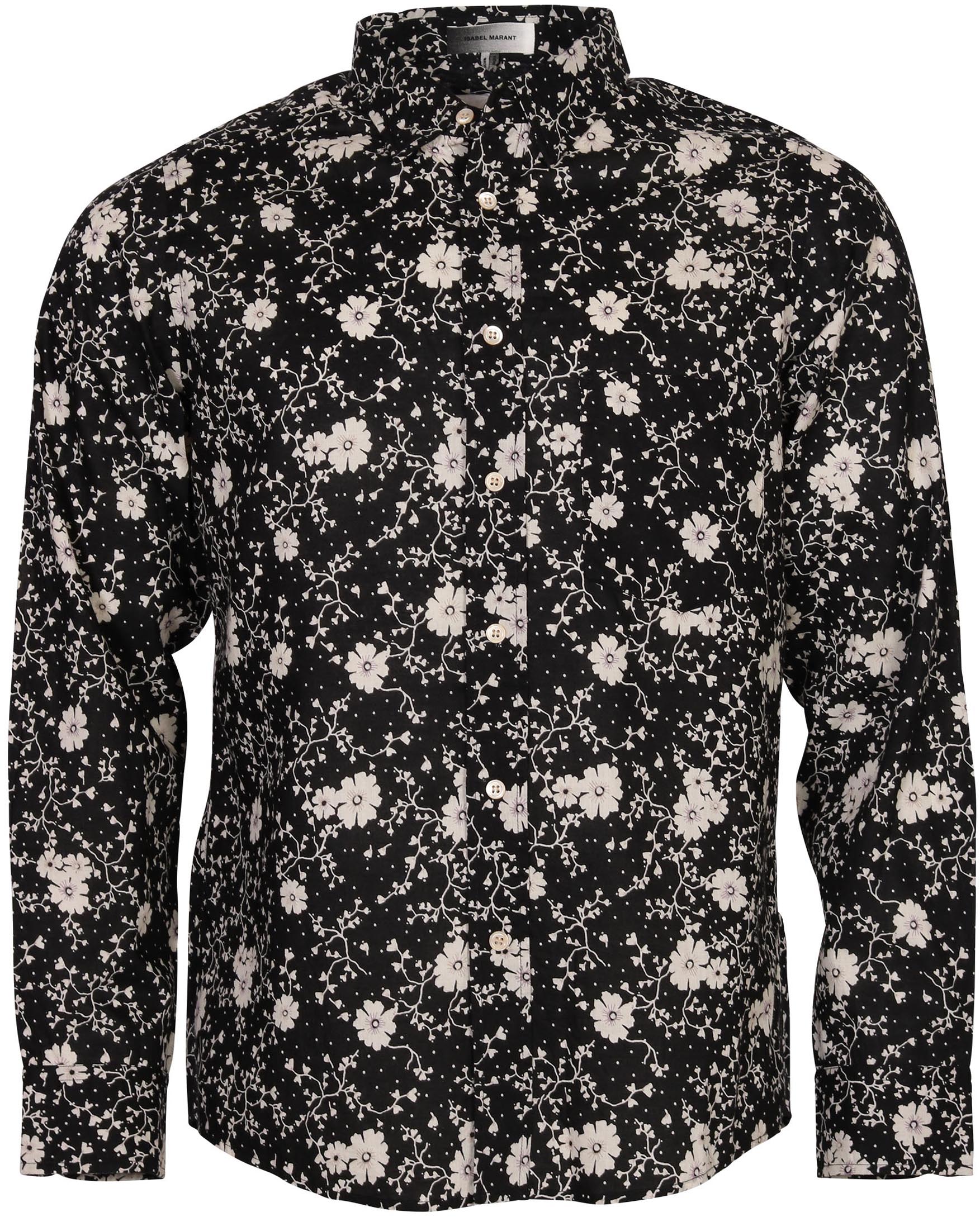 Isabel Marant Shirt Ilako Black/White Printed
