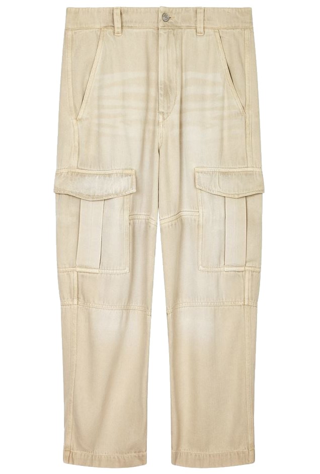 ISABEL MARANT Terence Cargo Pant in Ecru M