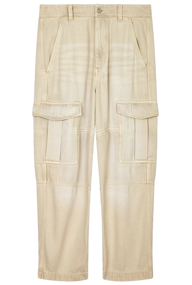 ISABEL MARANT Terence Cargo Pant in Ecru L