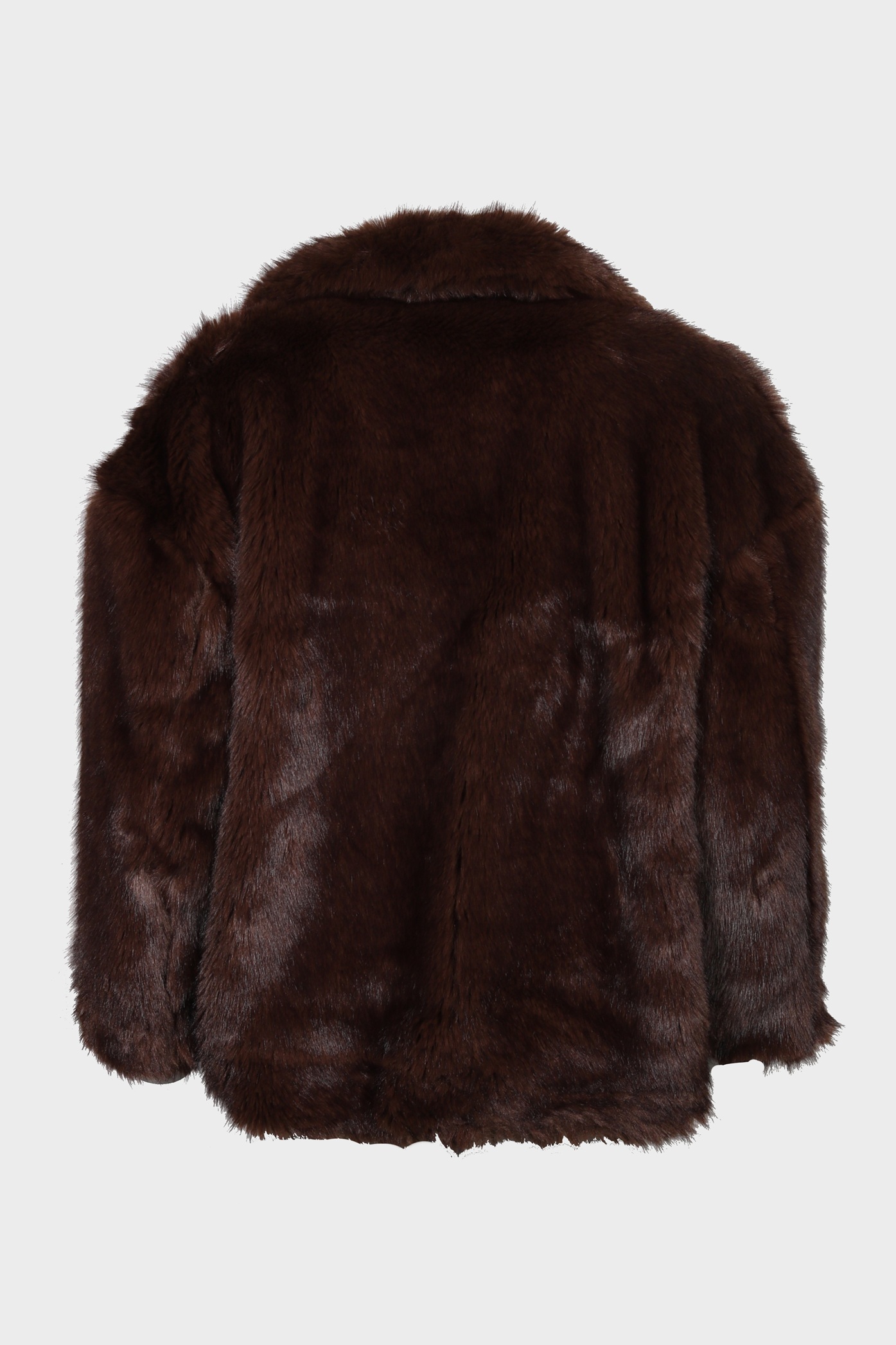 THE LATEST Fake Fur Jacket in Brown