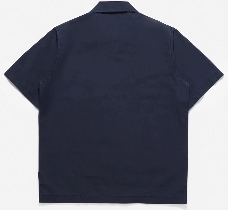 MAHARISHI 4325 Camp Collar Shirt in Navy XXL