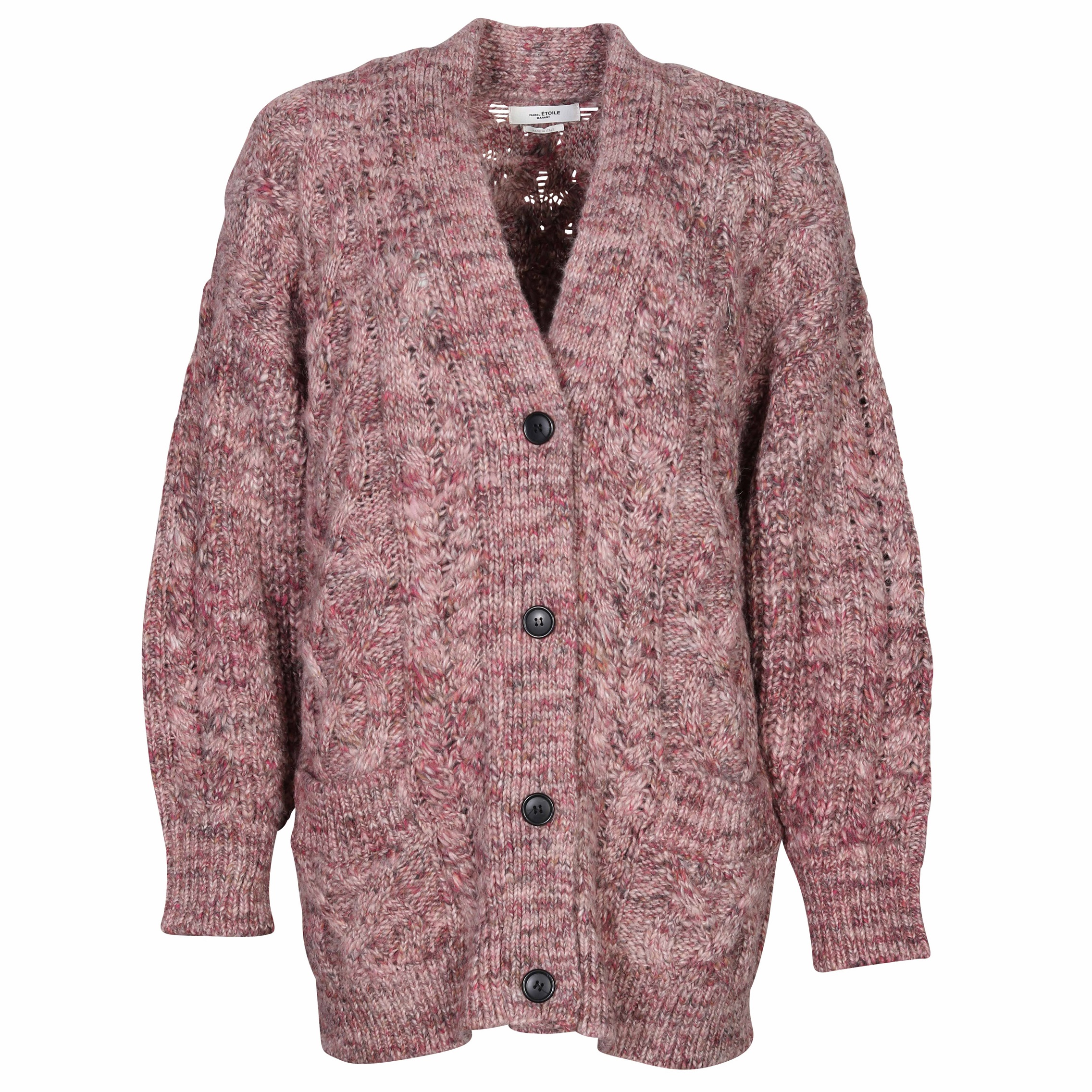 Isabel Marant Étoile Roswelly Knit Cardigan in Pink
