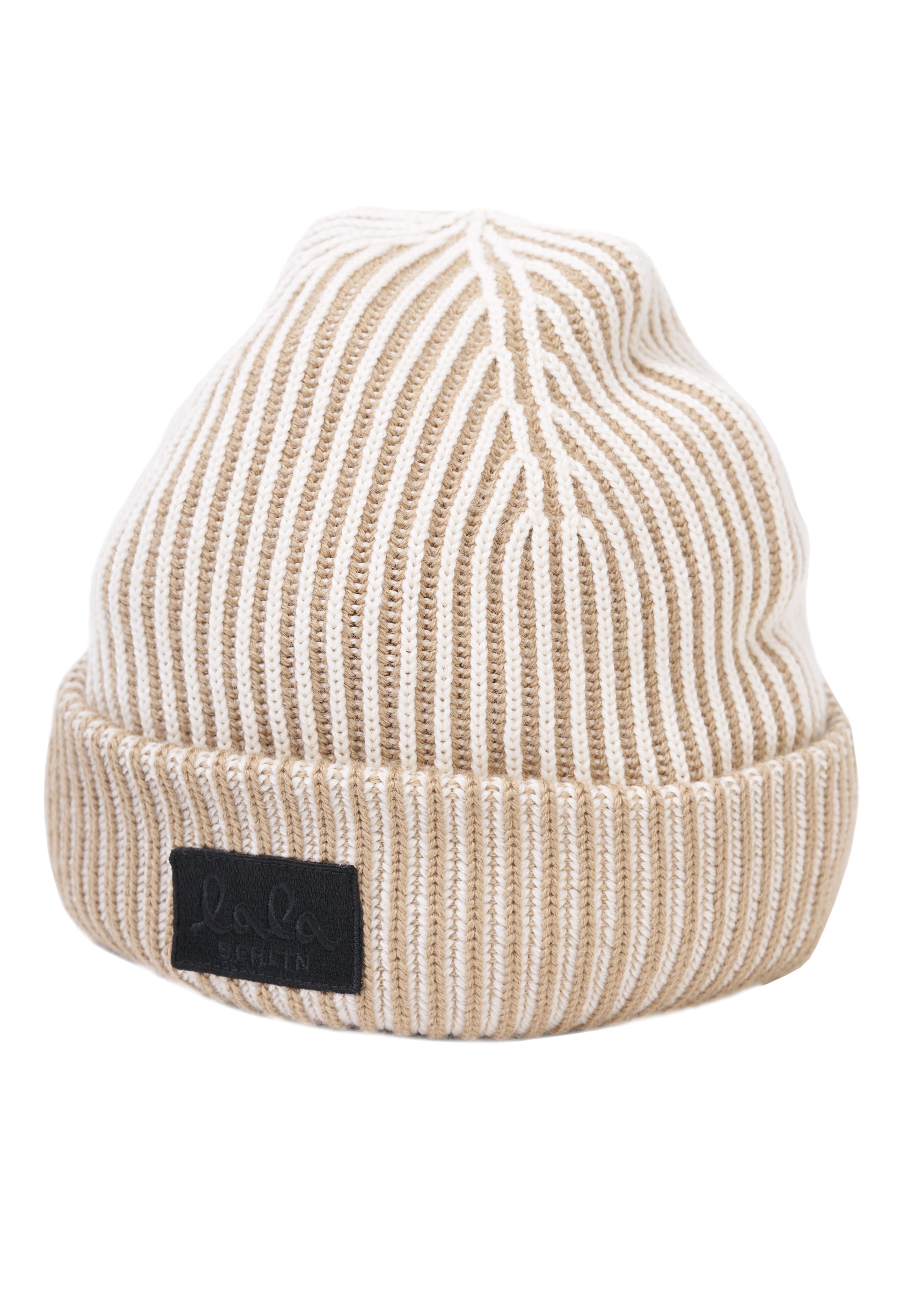 Lala Berlin Cap Lines in Desert Beige