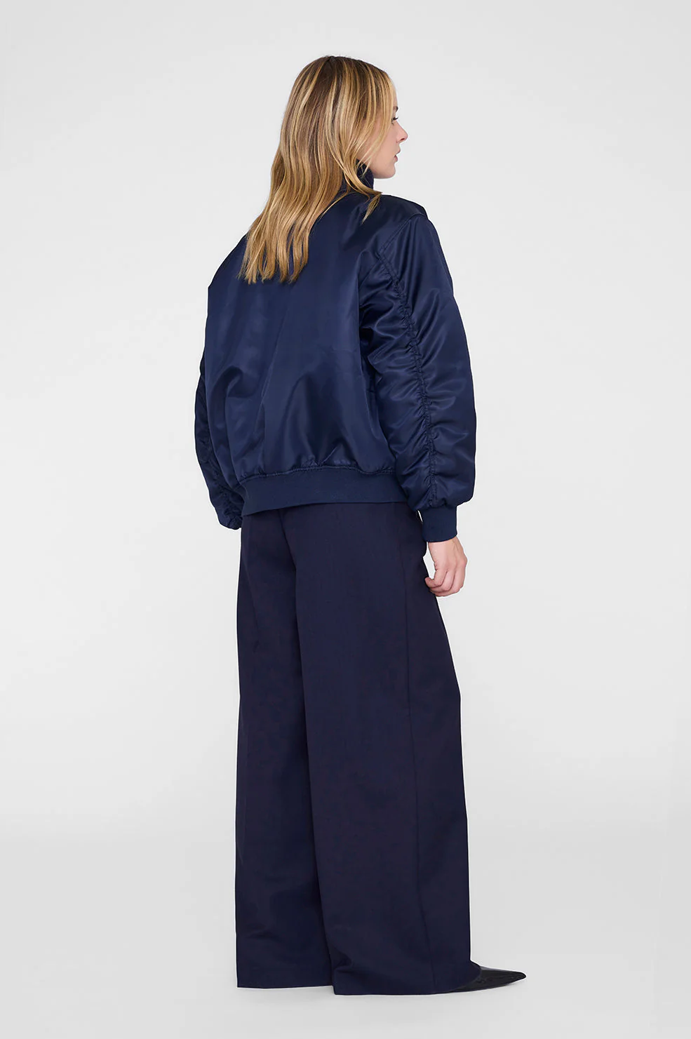 ANINE BING Bomber Jacket in Midnight Blue