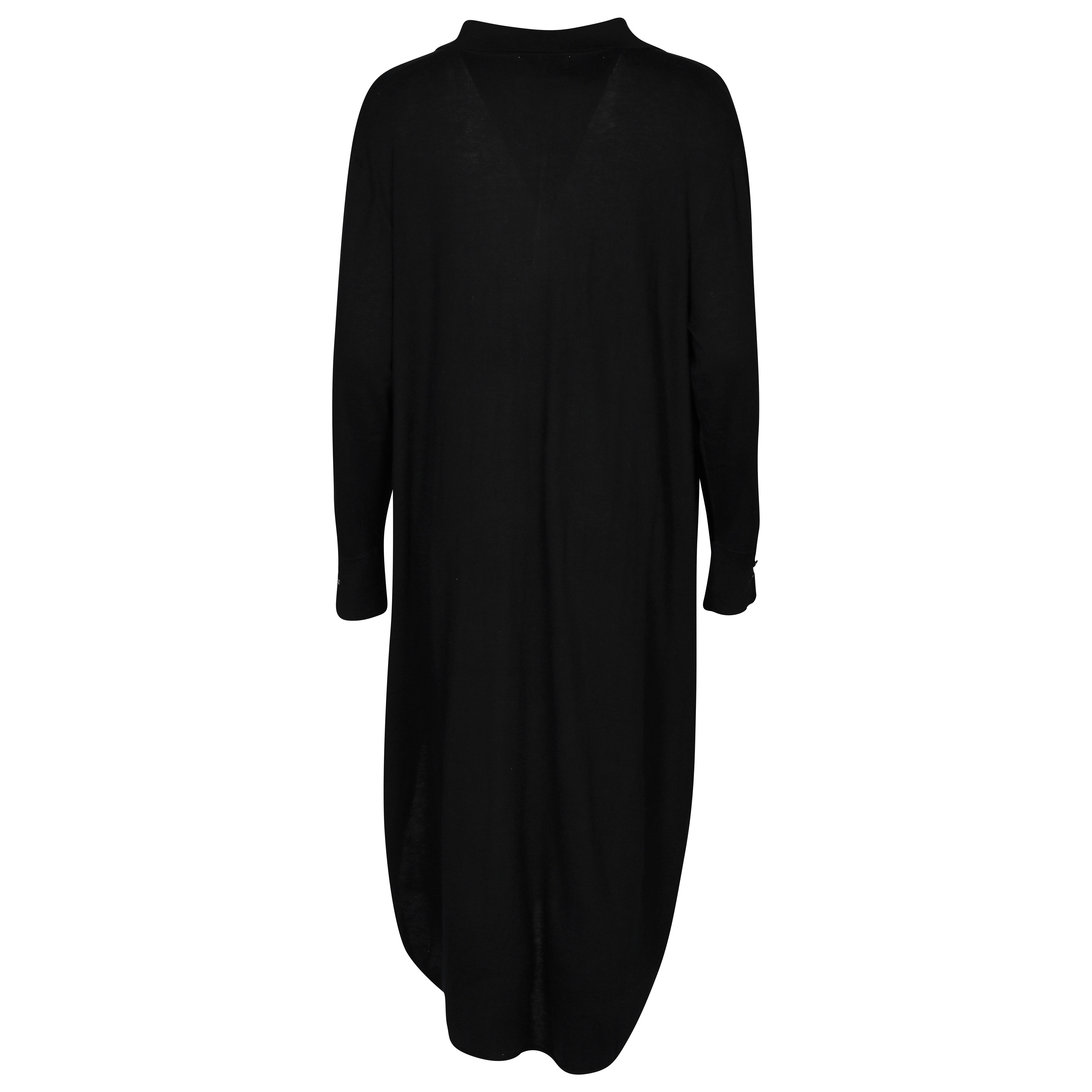 Flona Cashmere/Silk Dress in Black S