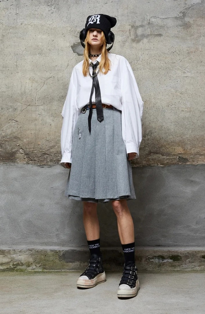 R13 Ziggy Button Down Shirt in White S