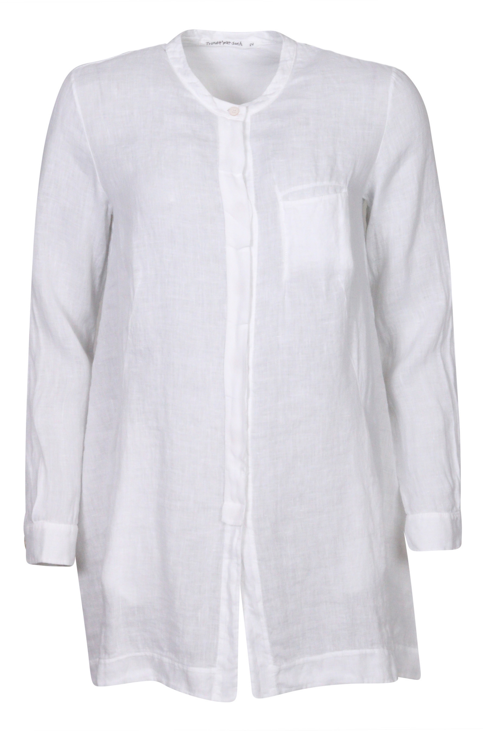 Transit Par Such Linen Shirt White