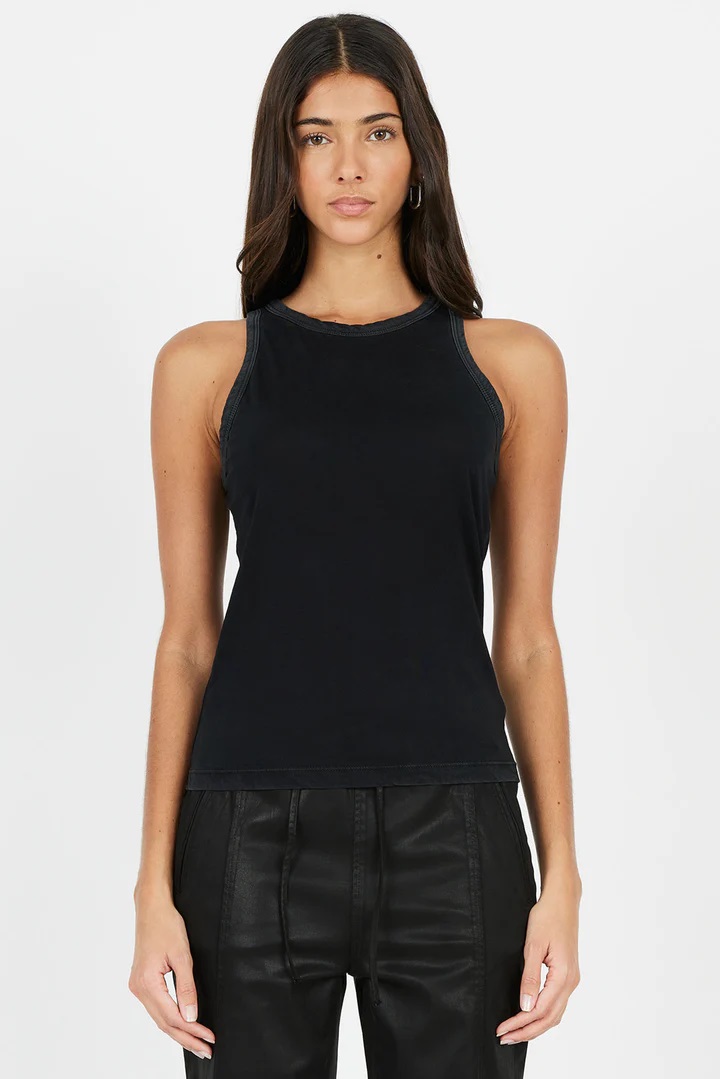 COTTON CITIZEN Standard Tank in Vintage Black XS