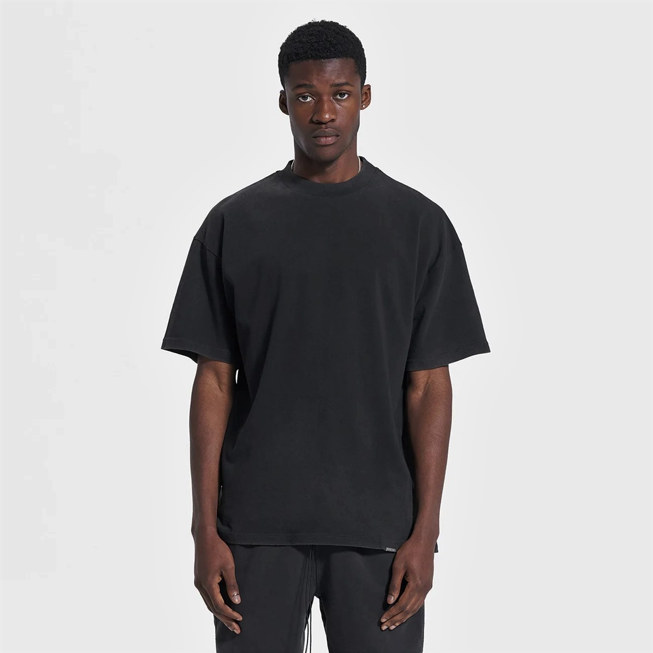 Represent Blank T-Shirt in Off Black M