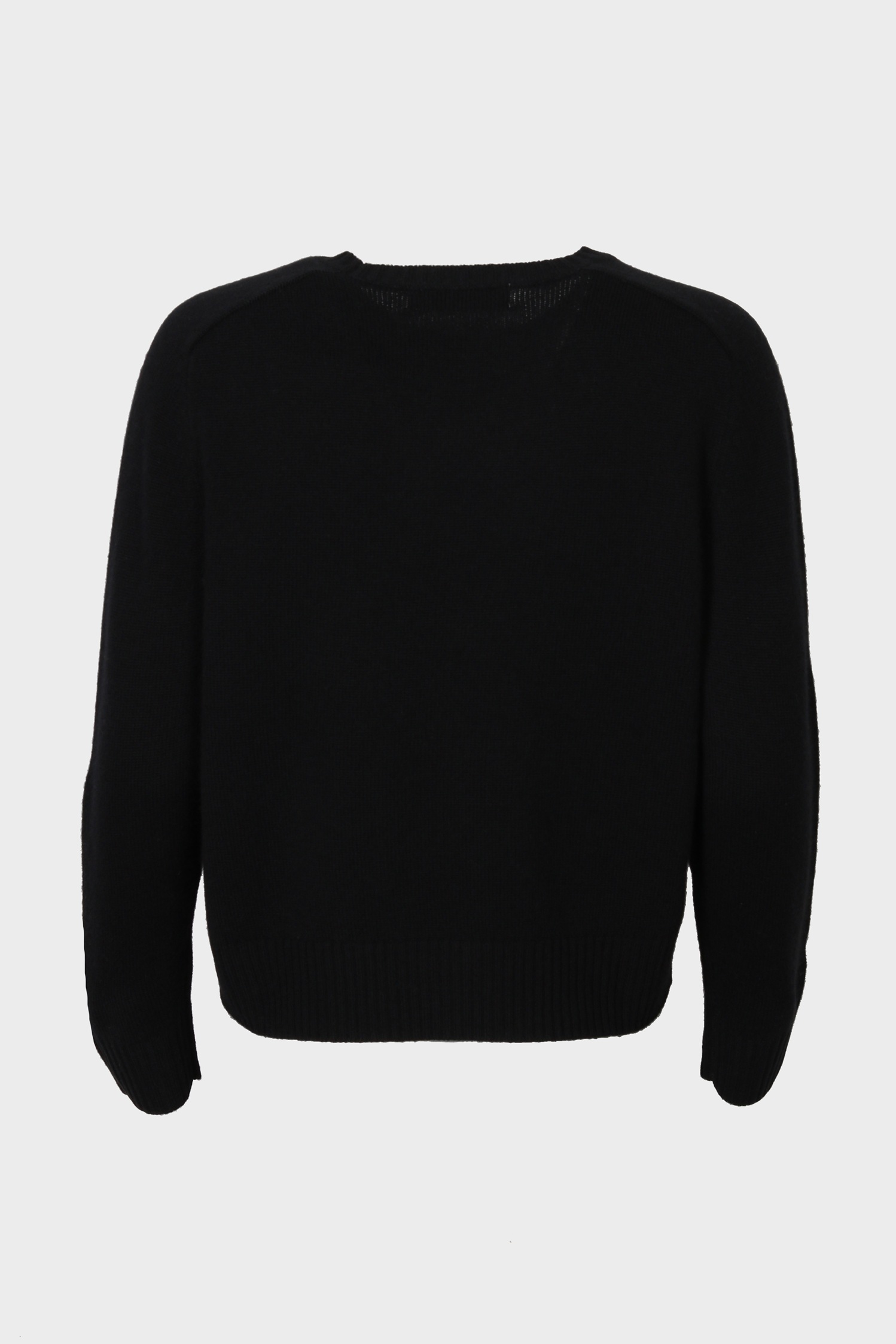 FLONA Cashmere Crewneck Sweater in Black