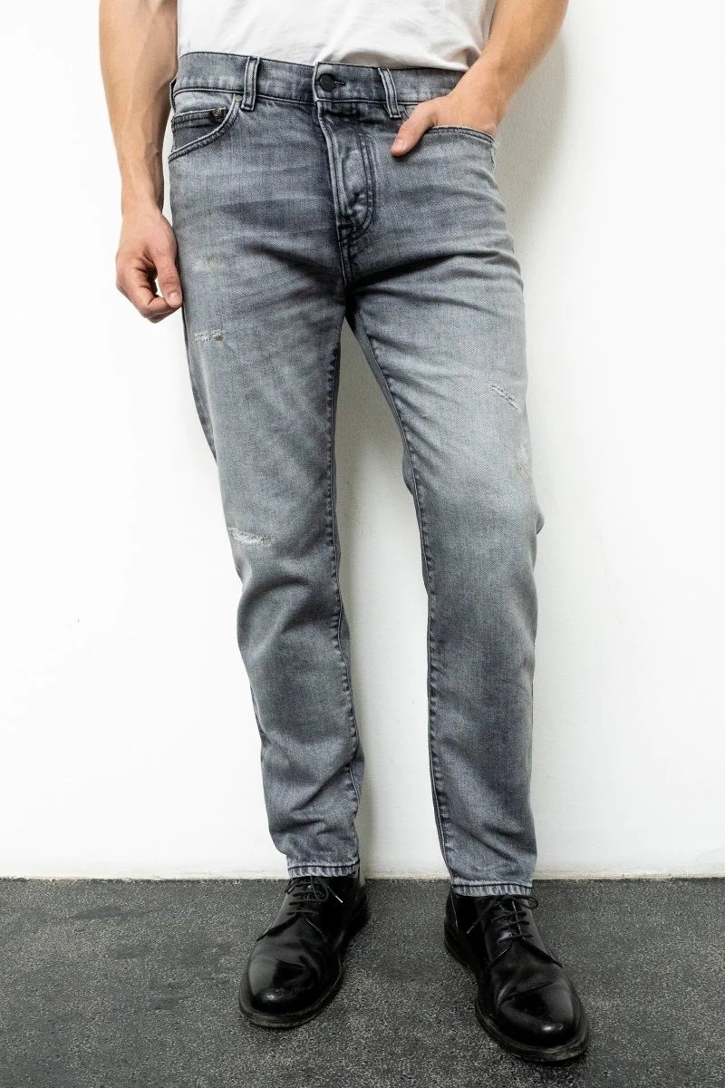 ANIVEN Jeans Nevin in Vintage Repaired Grey 30