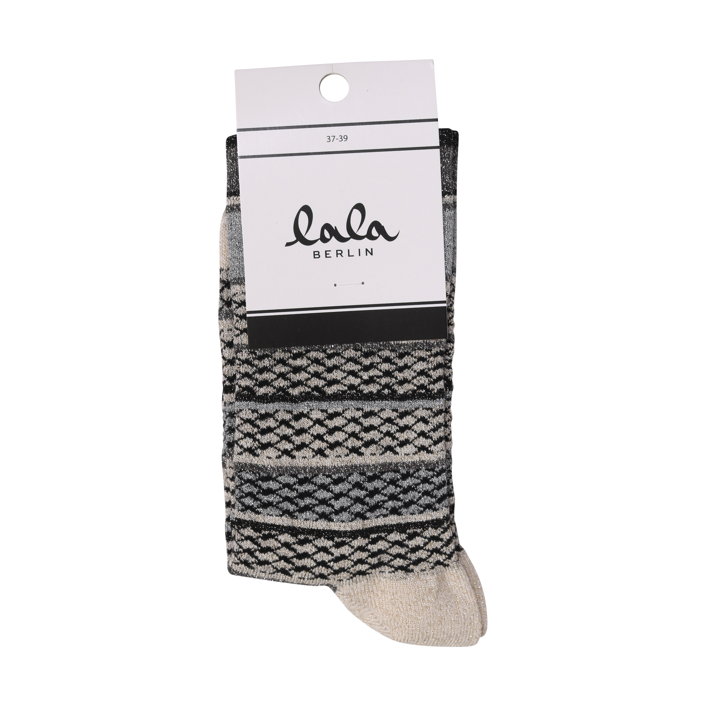 LALA BERLIN Socks Silja in Grey 40-42