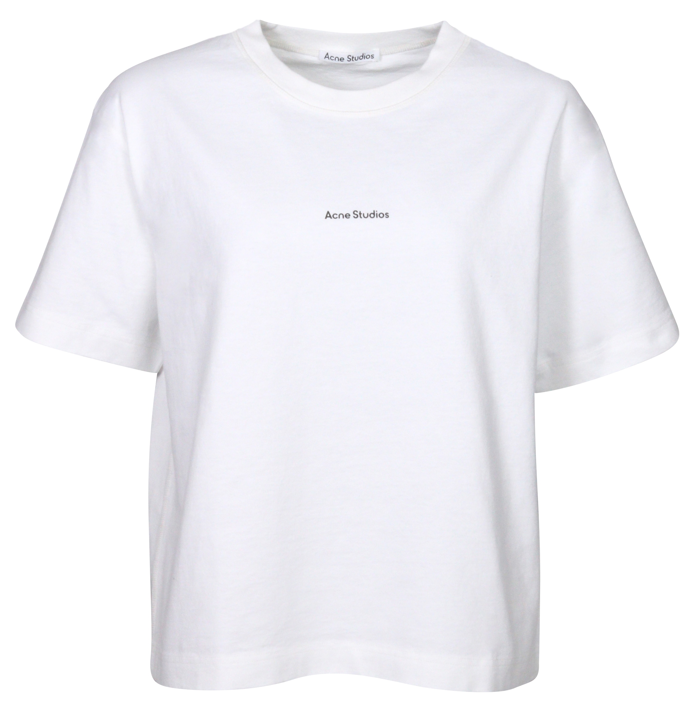 Acne Studios Heavy T-Shirt Edie Stamp White