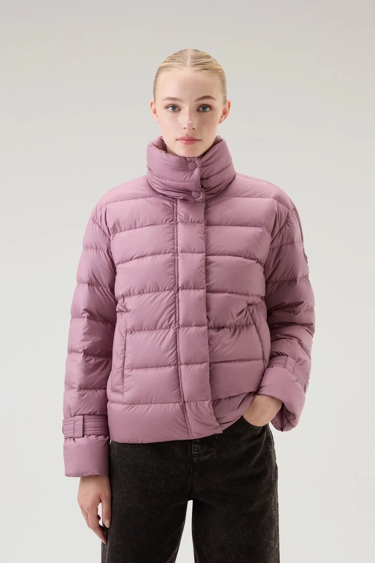WOOLRICH Ellis Light Down Jacket in Amethyst XS WOOLRICH Ellis Light Down Jacket in Amethyst M