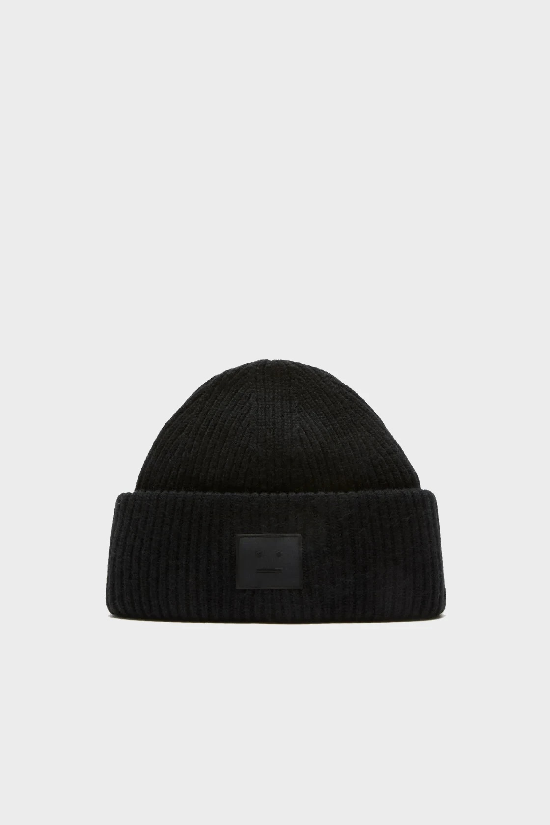 ACNE STUDIOS Face Beanie in Black