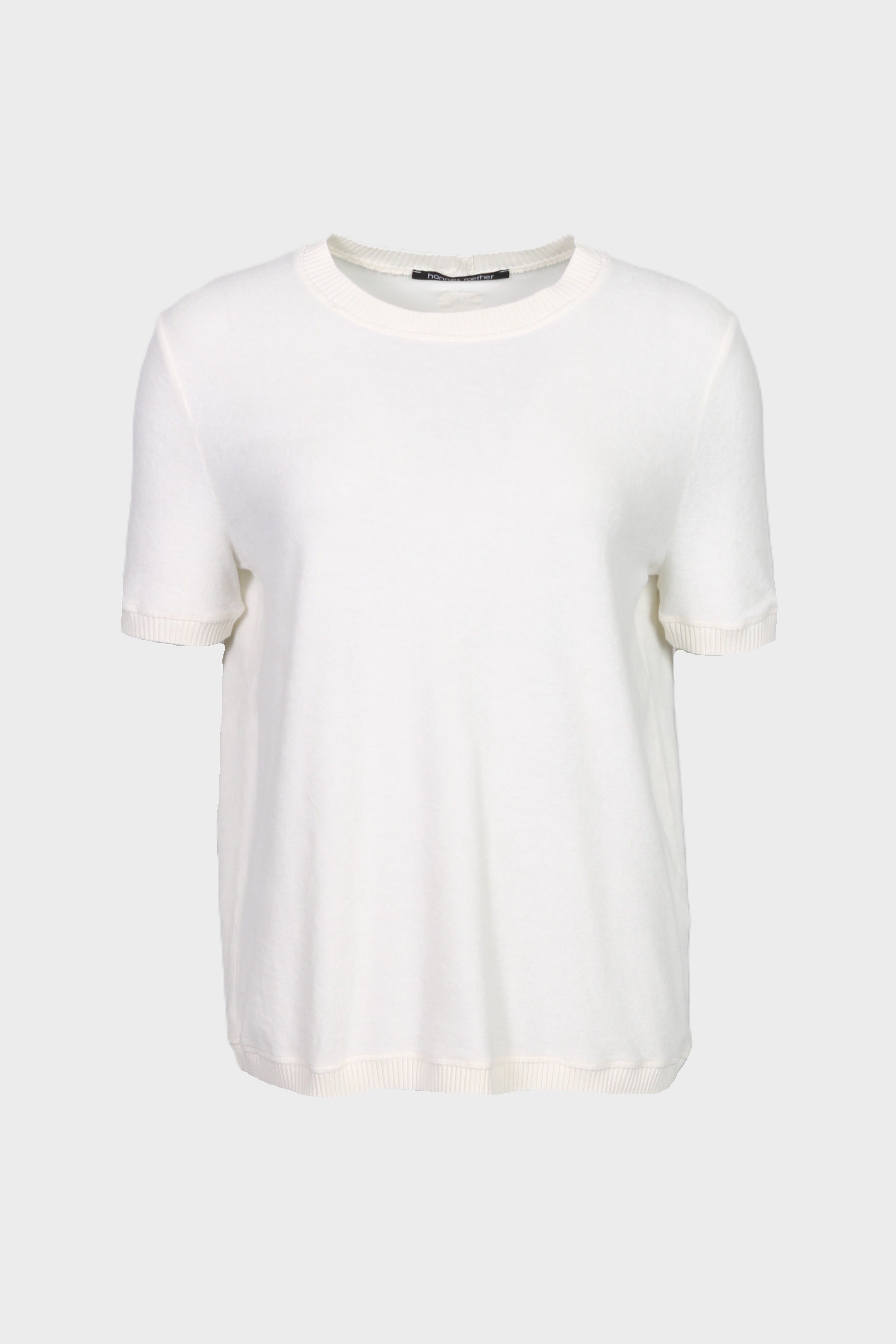 HANNES ROETHER Terry T-Shirt in Cream