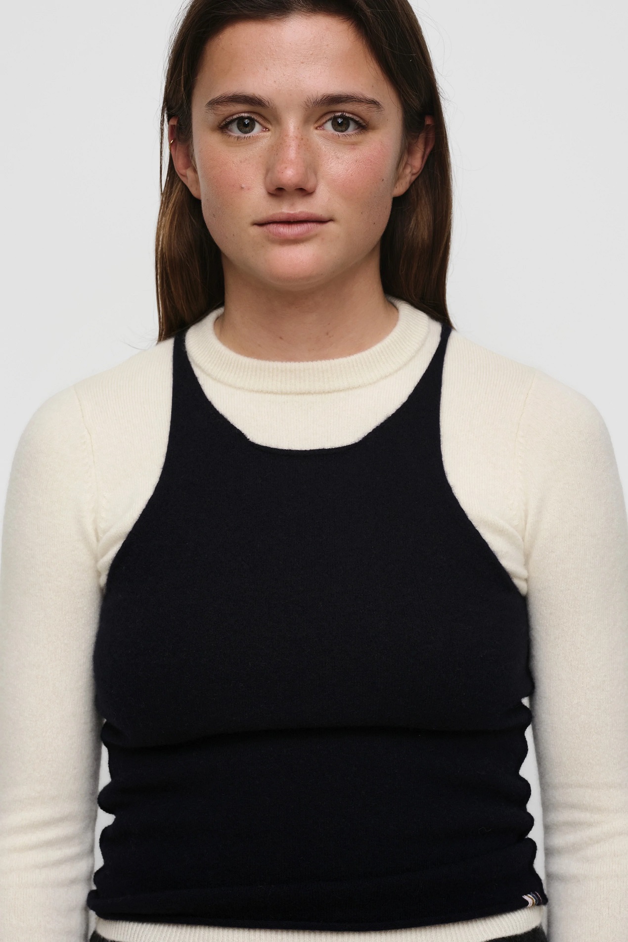 Extreme Cashmere Top N°22 Tank in Navy