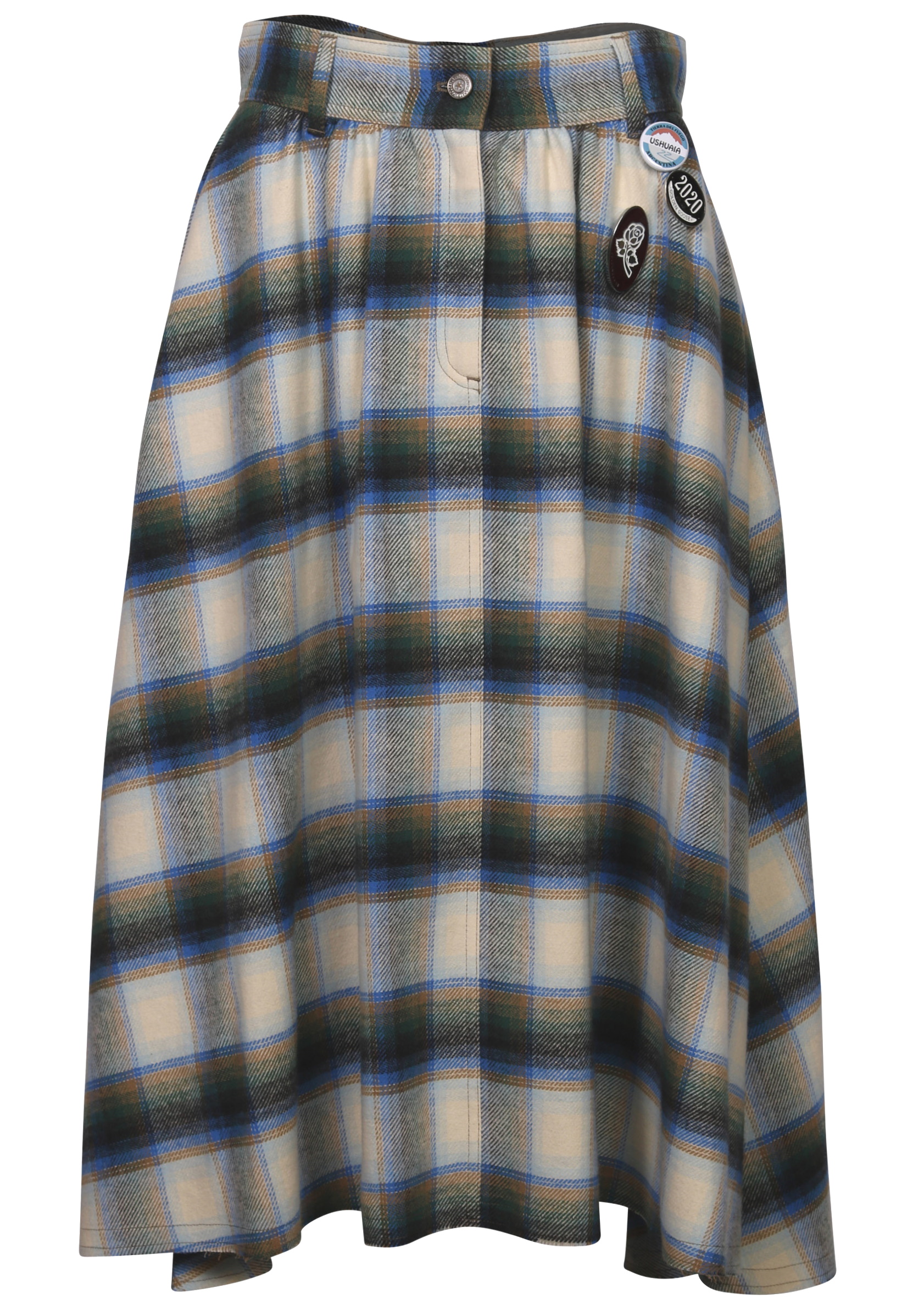 Golden Goose Check Skirt Adele Multicolour