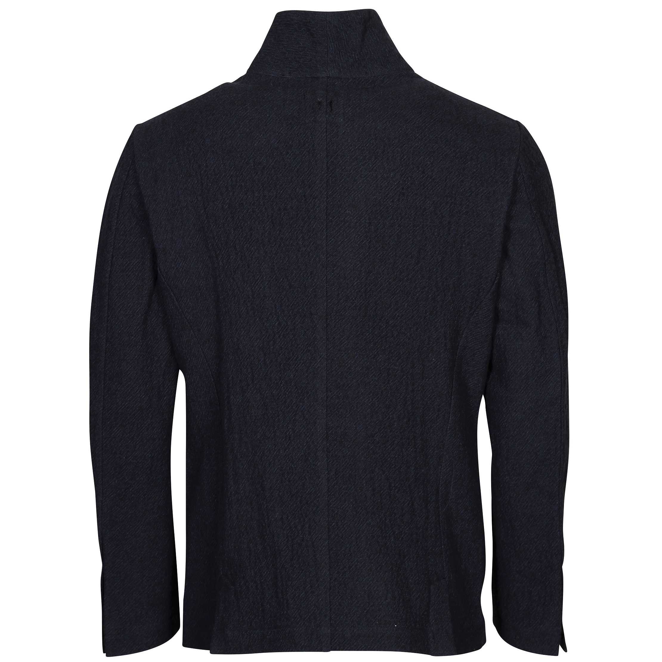 Hannes Roether Jacket in Black/Navy Melange