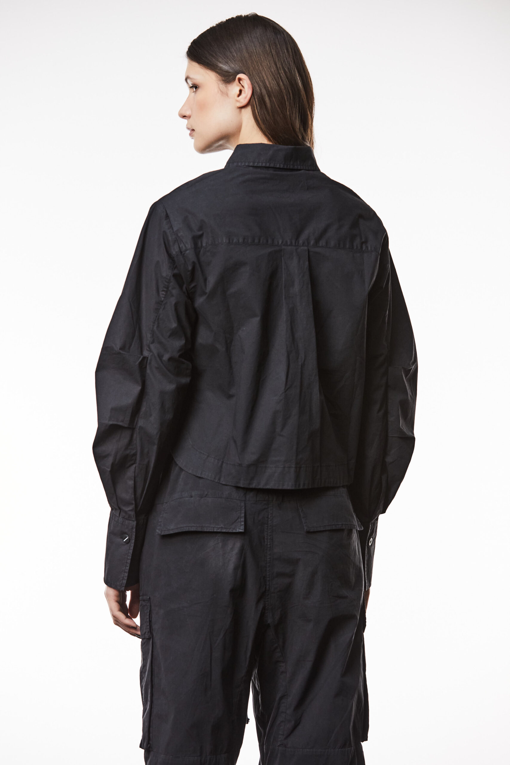 THOM KROM Cottonstretch Blouse in Black THOM KROM Cottonstretch Blouse in Black