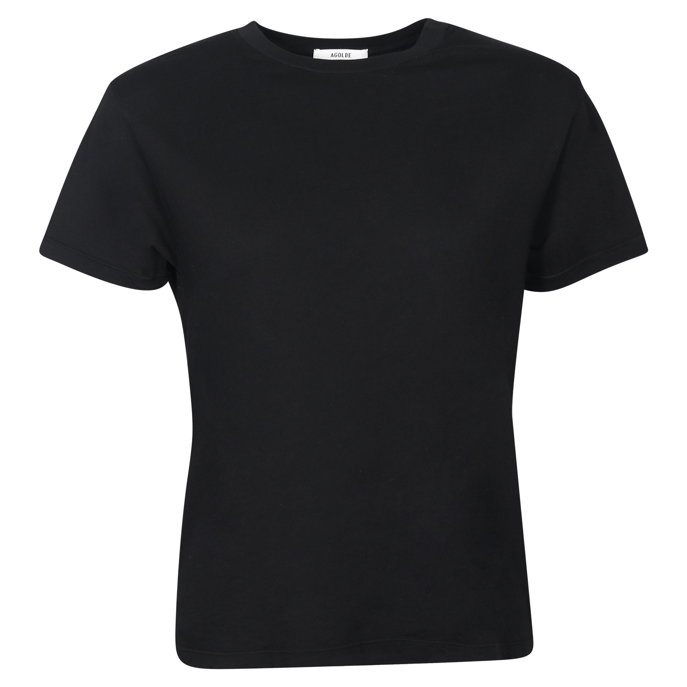 Agolde Crew Neck T-Shirt Rena Black XS