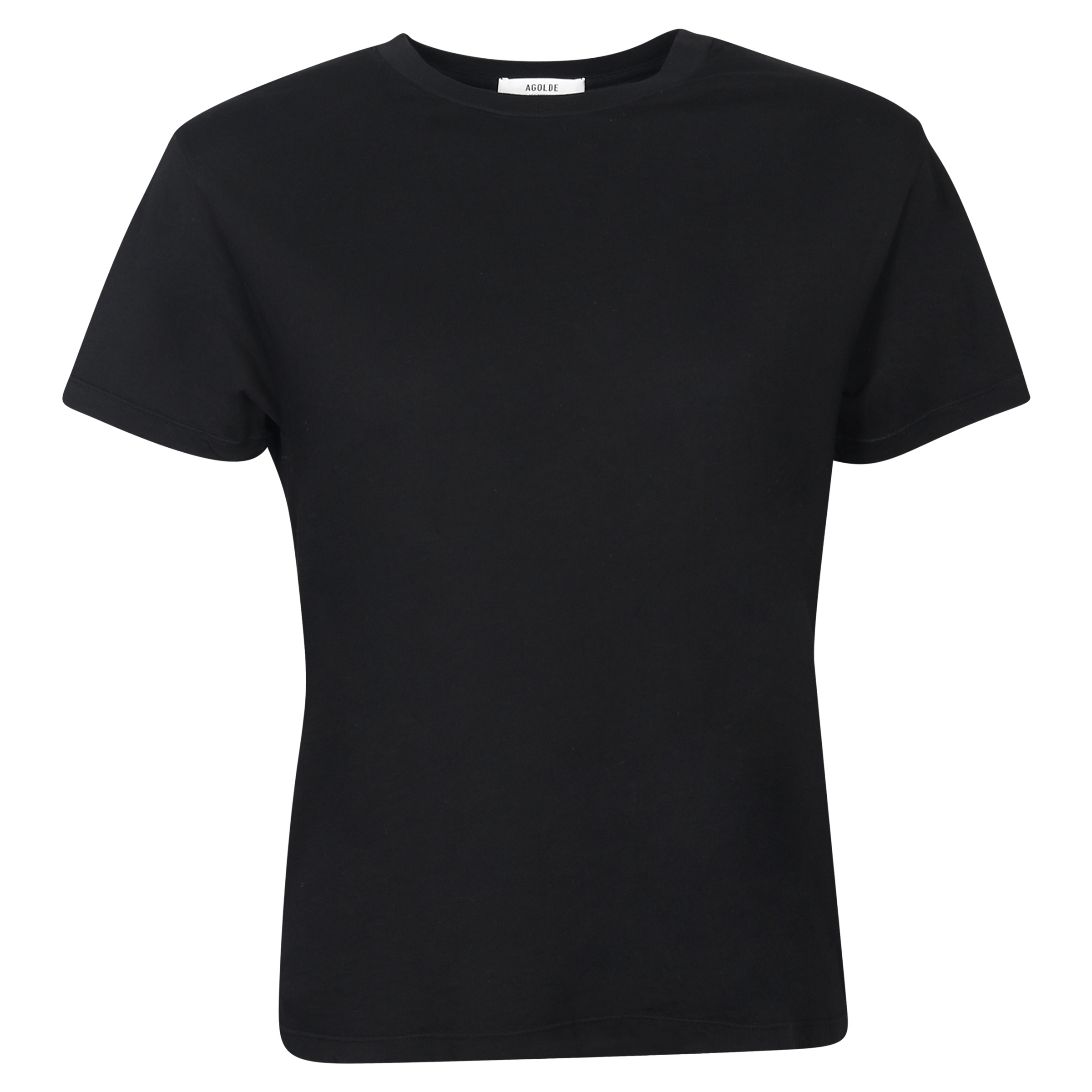 Agolde Crew Neck T-Shirt Rena Black