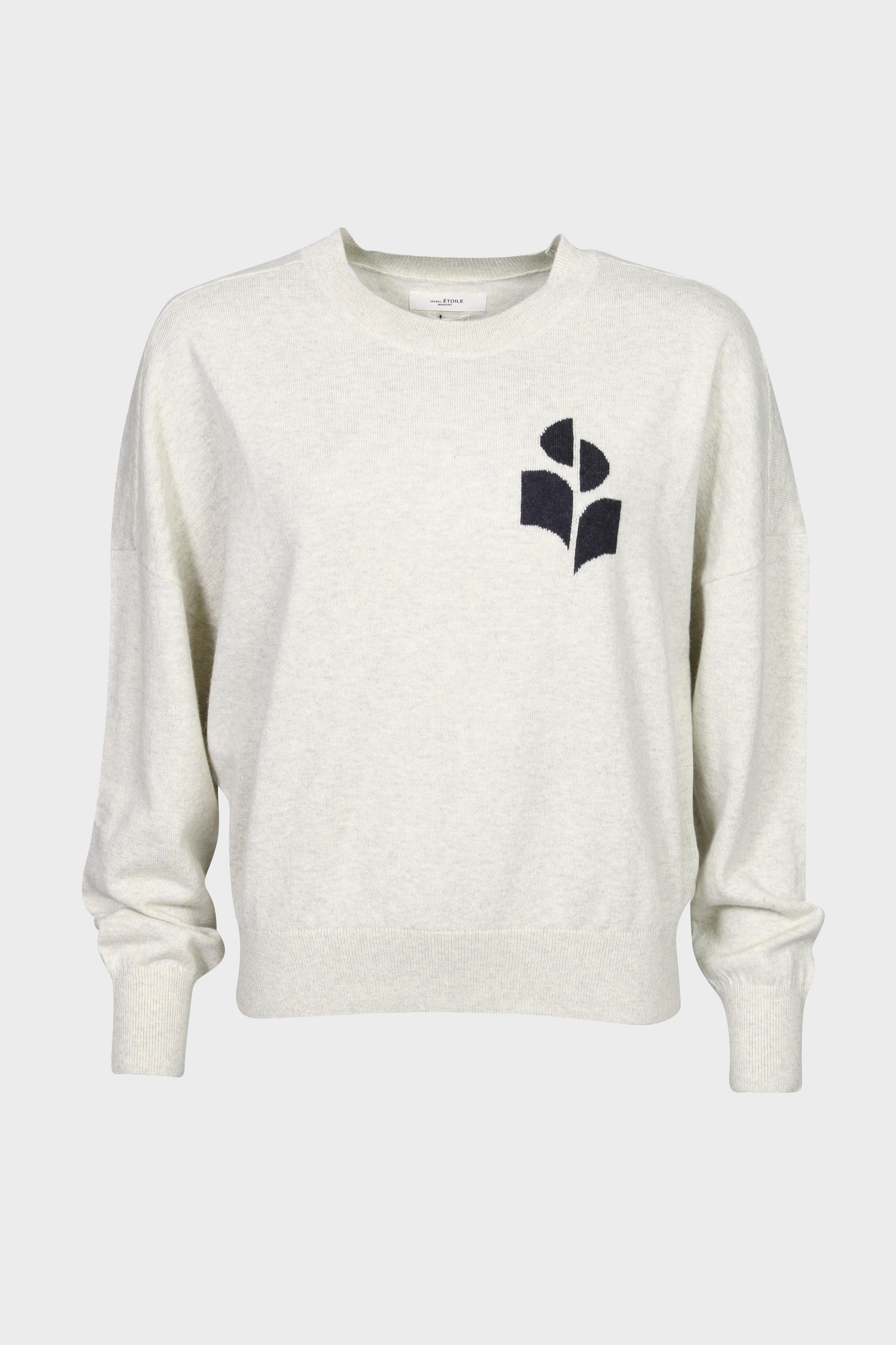 ISABEL MARANT ÉTOILE Marisans Knit Pullover in Light Grey ISABEL MARANT ÉTOILE Marisans Knit Pullover in Light Grey