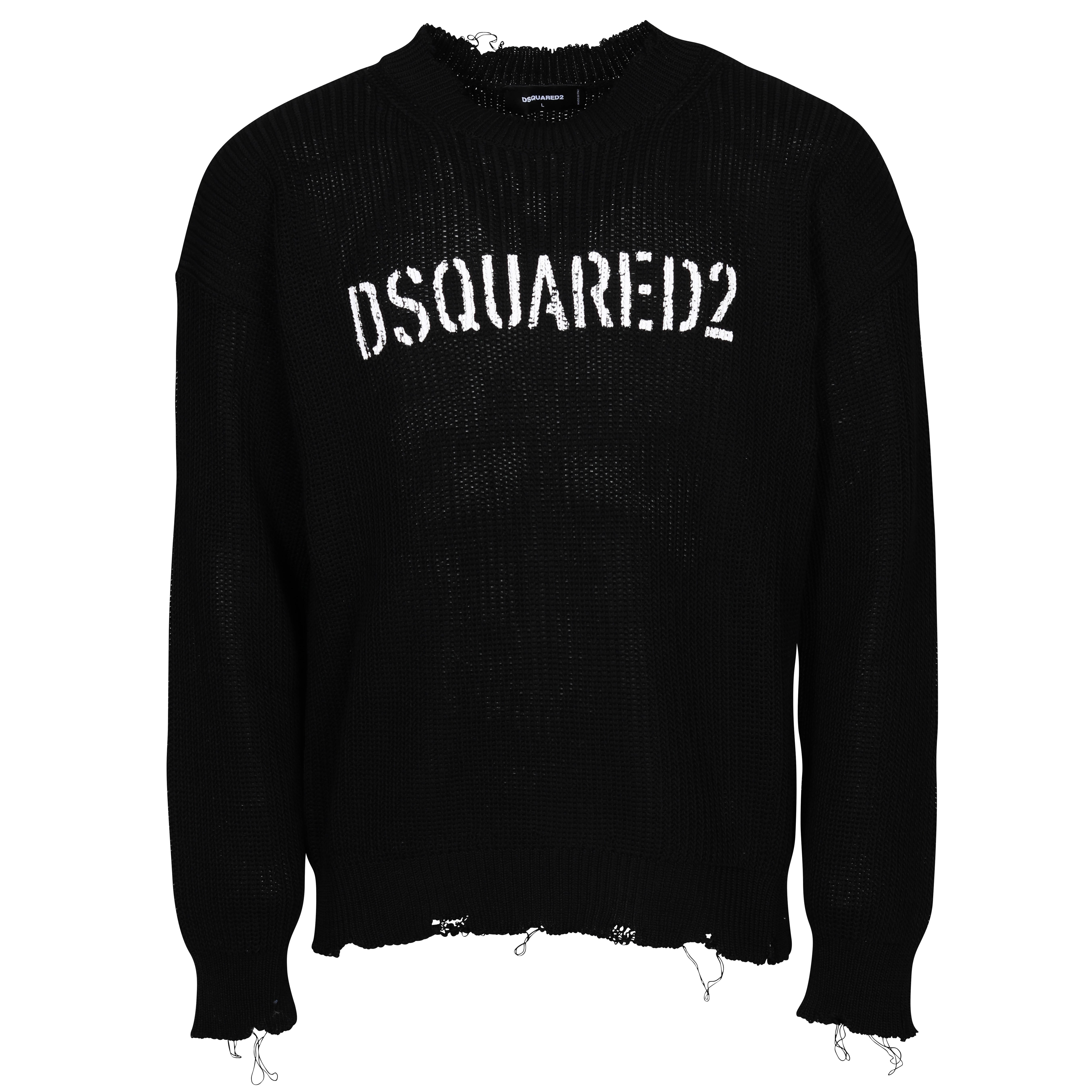 Dsquared Dsquared2 Knit Sweater in Black