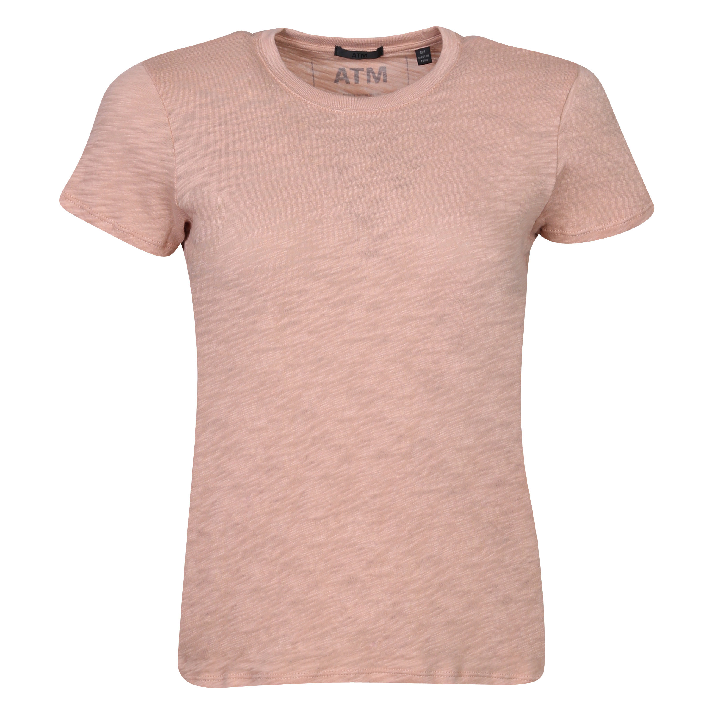 ATM Slub Jersey T-Shirt Crewneck Blush Rose