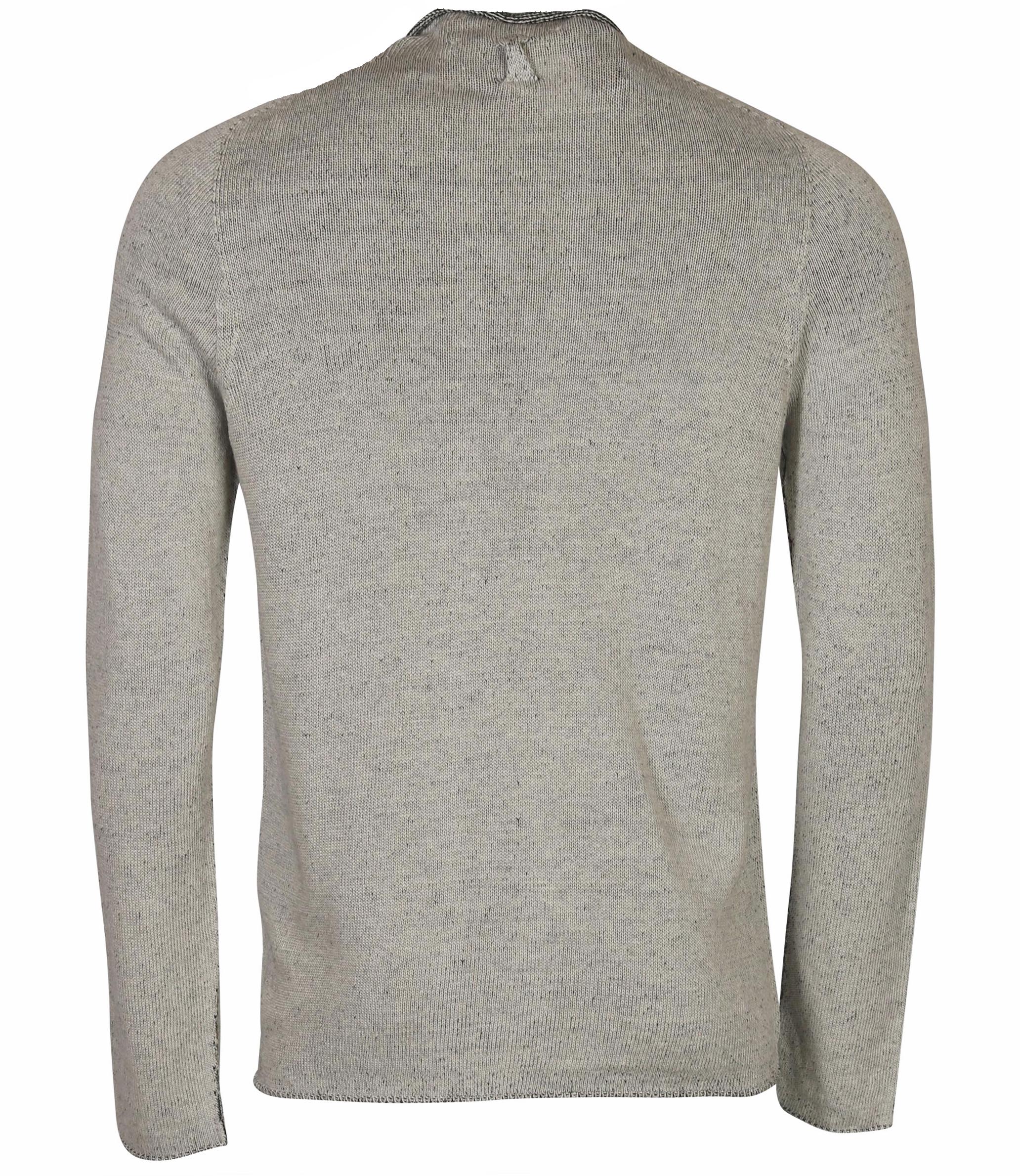 Hannes Roether Cardigan Light Grey/Black Melange