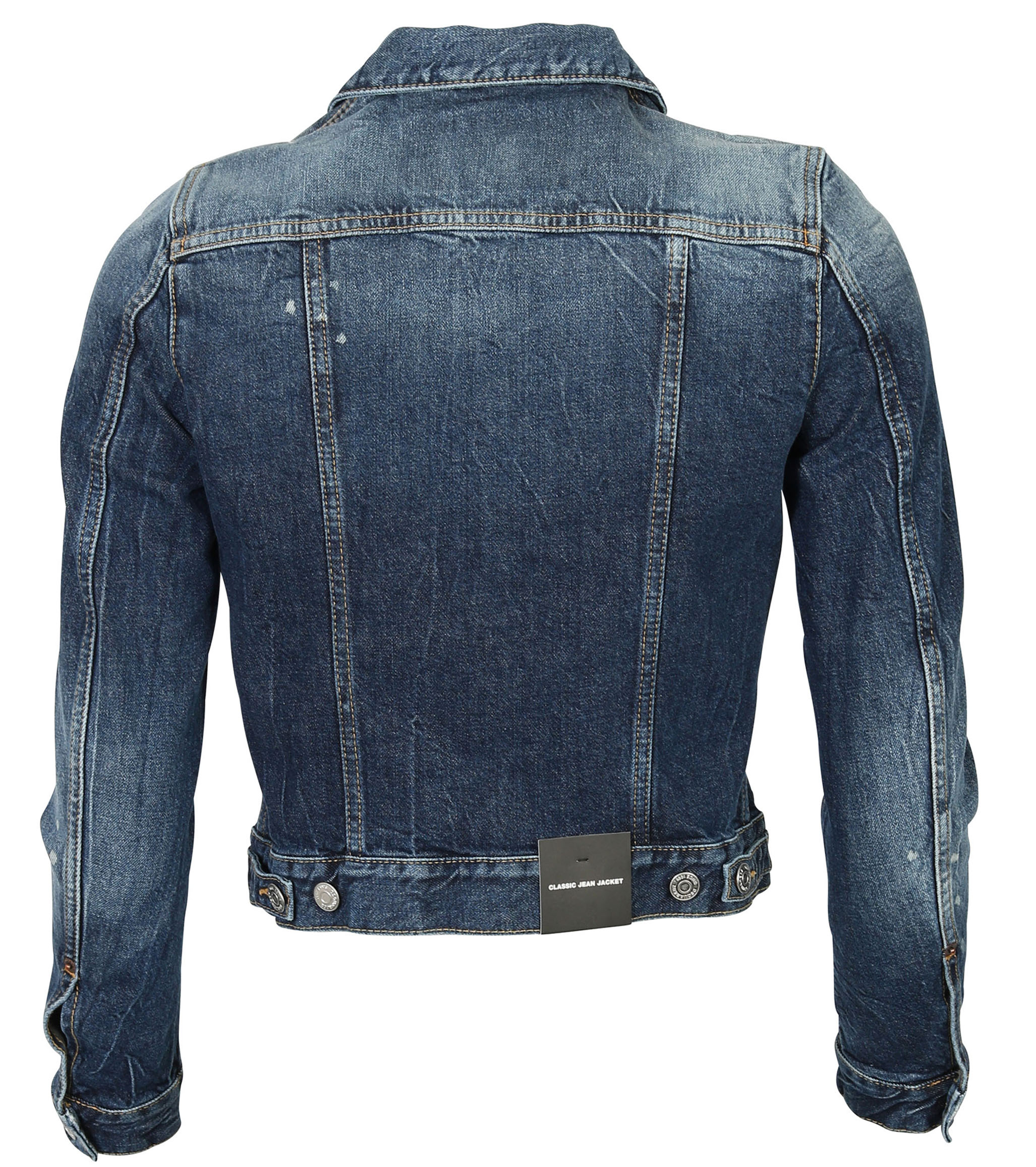 Dsquared Denim Jacket Blue Washed