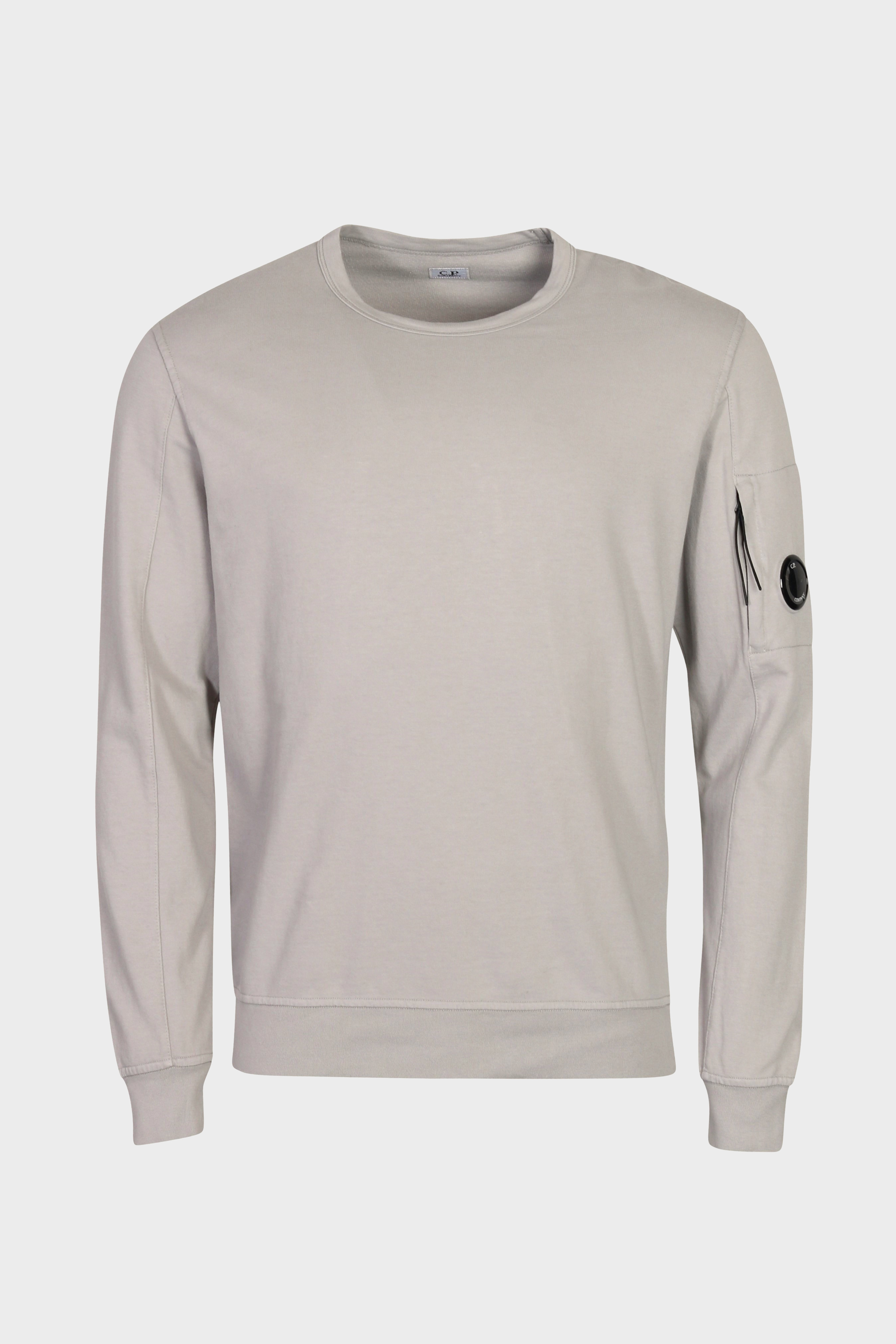 C.P. COMPANY Light Fleece Sweatshirt in Drizzle Grey XXL