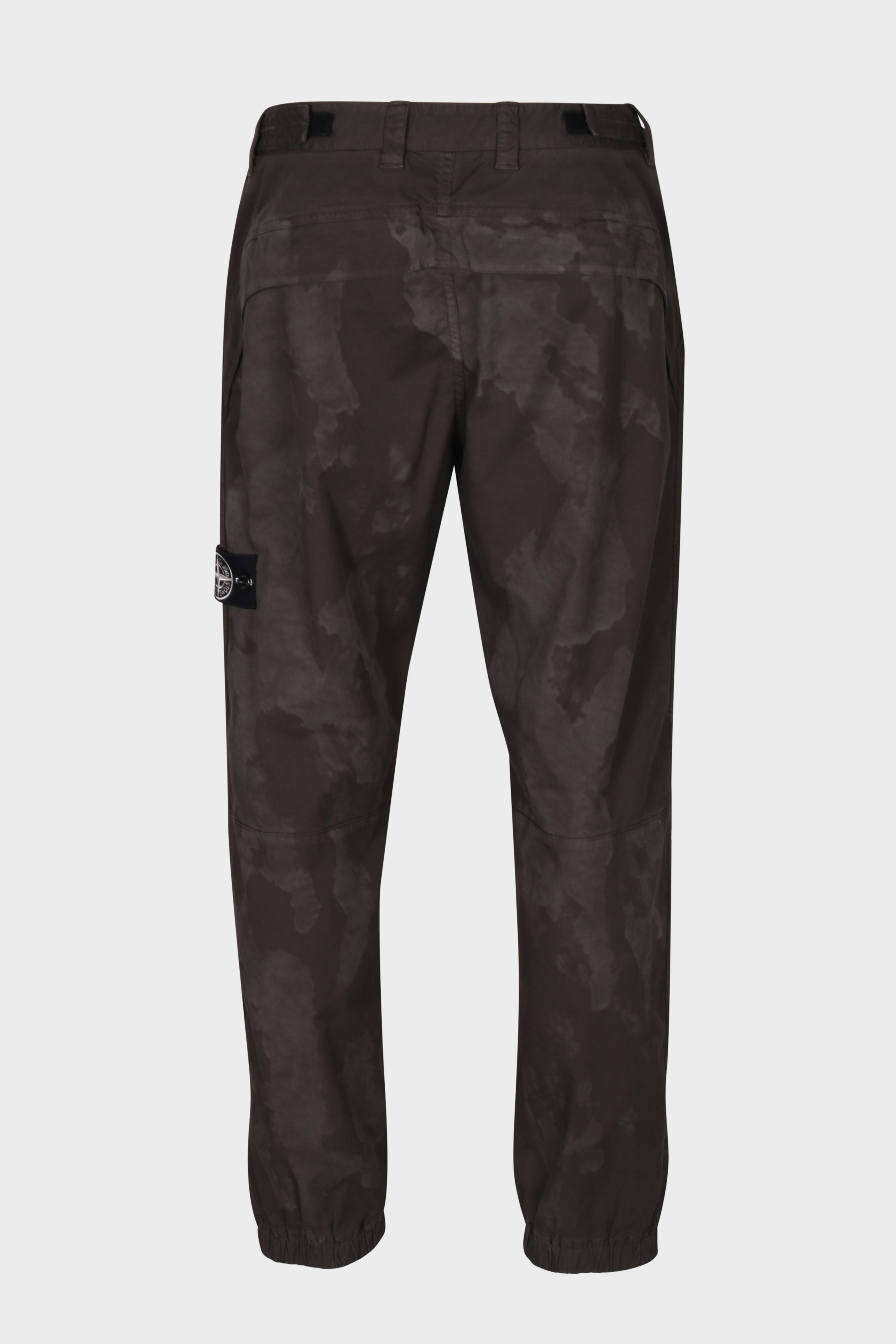 STONE ISLAND Loose Fit Pant in Khaki/Dark Grey Camouflage