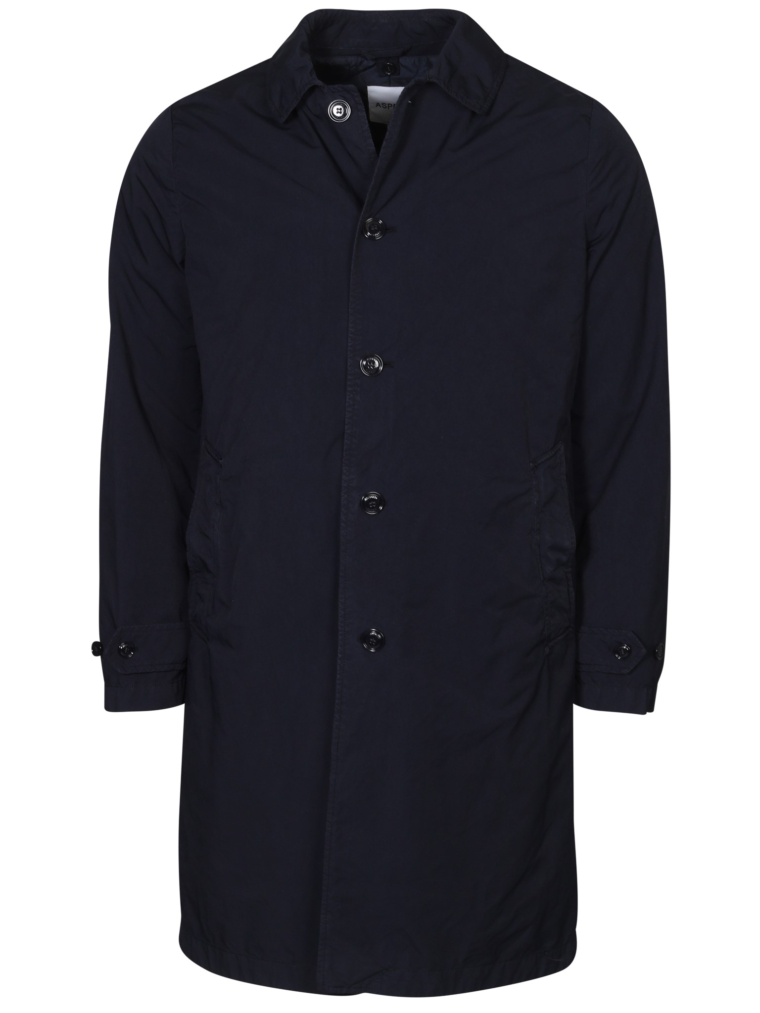 ASPESI Removable Padded Coat Vodka in Navy