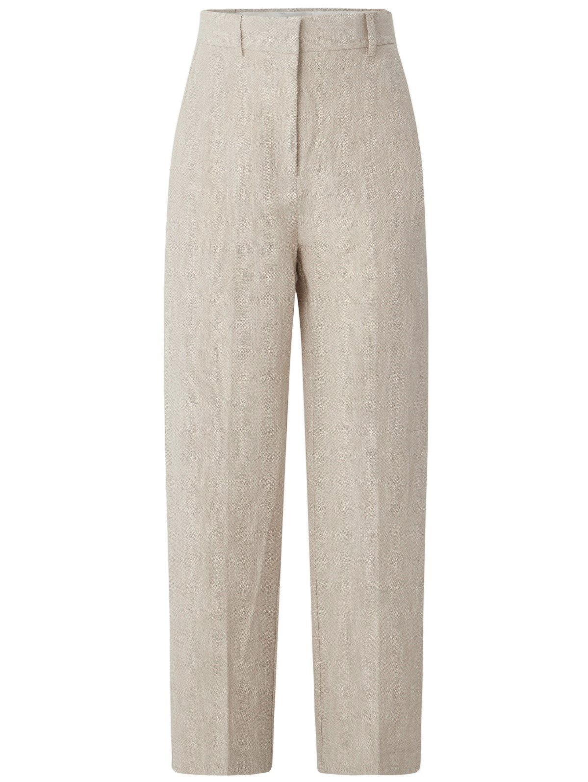 DAGMAR Slim Suit Trouser in Light Sand Beige