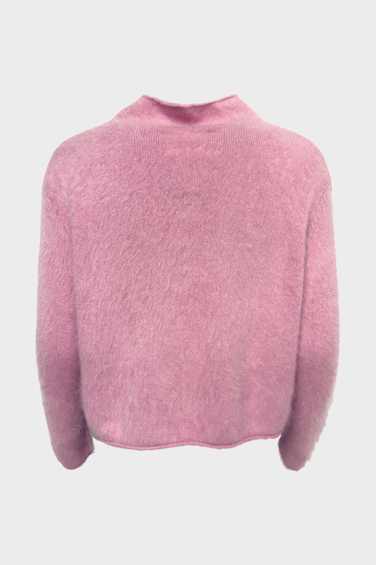LISA YANG Sandy Brushed Cashmere Sweater in Pink 2 / M-L