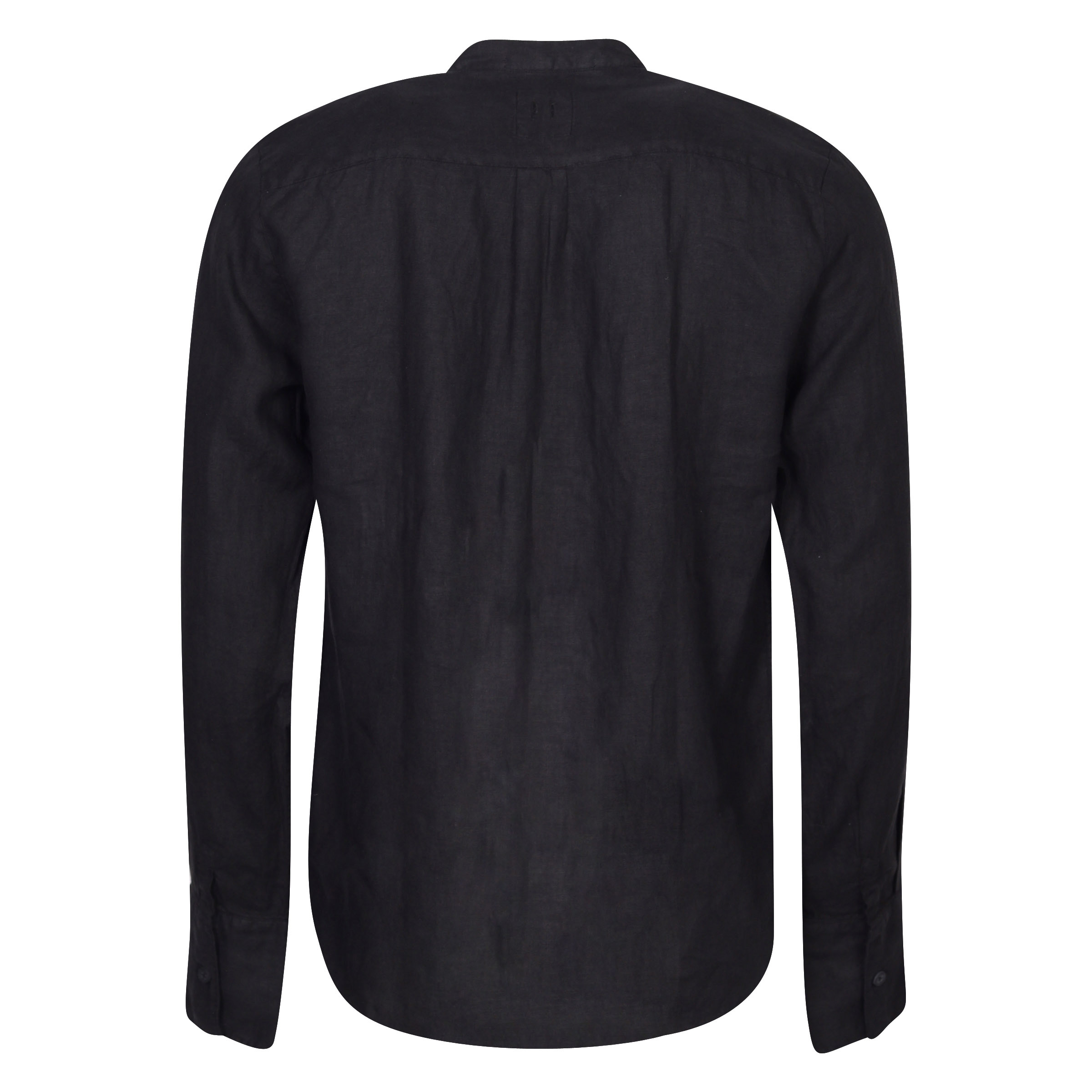 Hannes Roether Linen Shirt Black