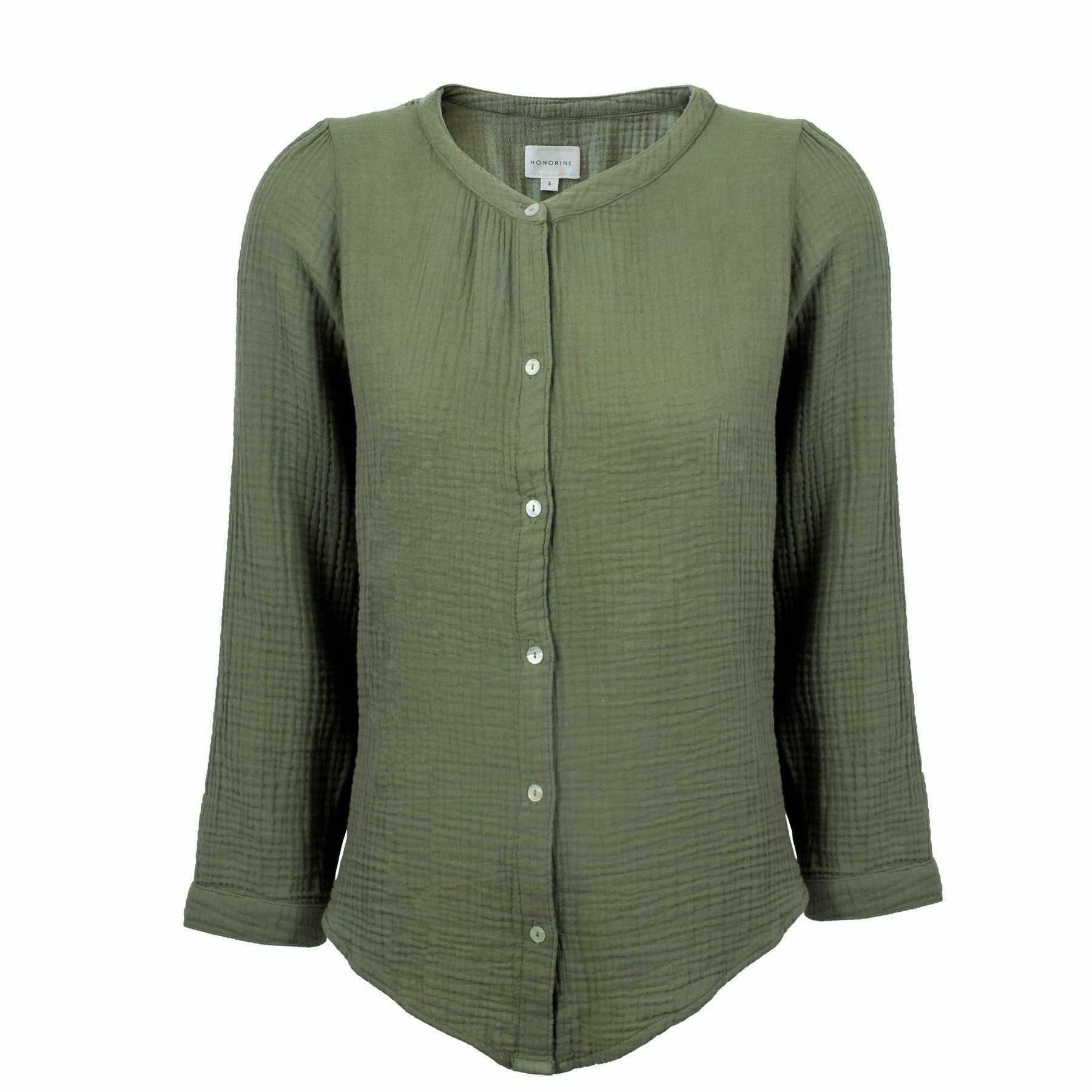 HONORINE Blouse in Olive L