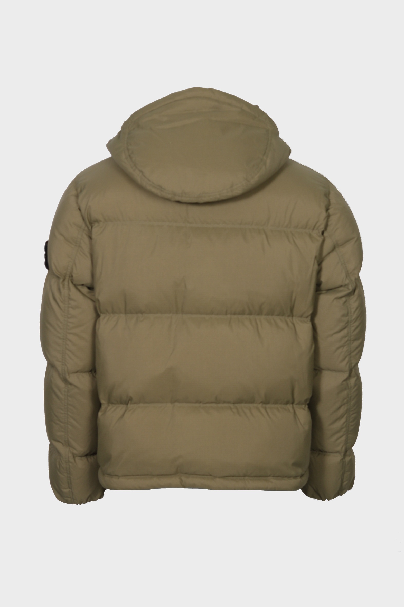 STONE ISLAND Matt Ripstop Cordura® Hooded Down Jacket in Light Olive