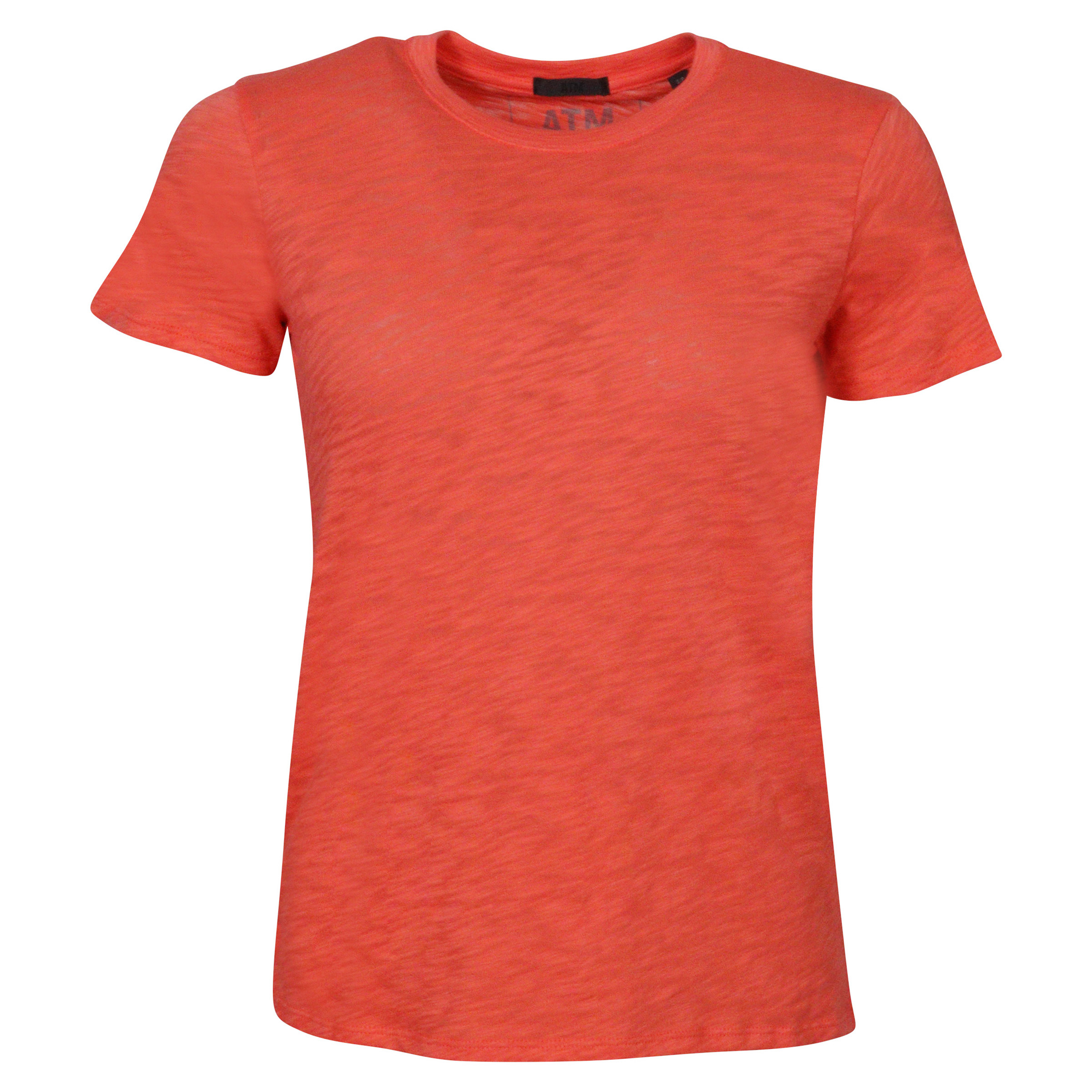 ATM Slub Jersey T-Shirt Crewneck Coral