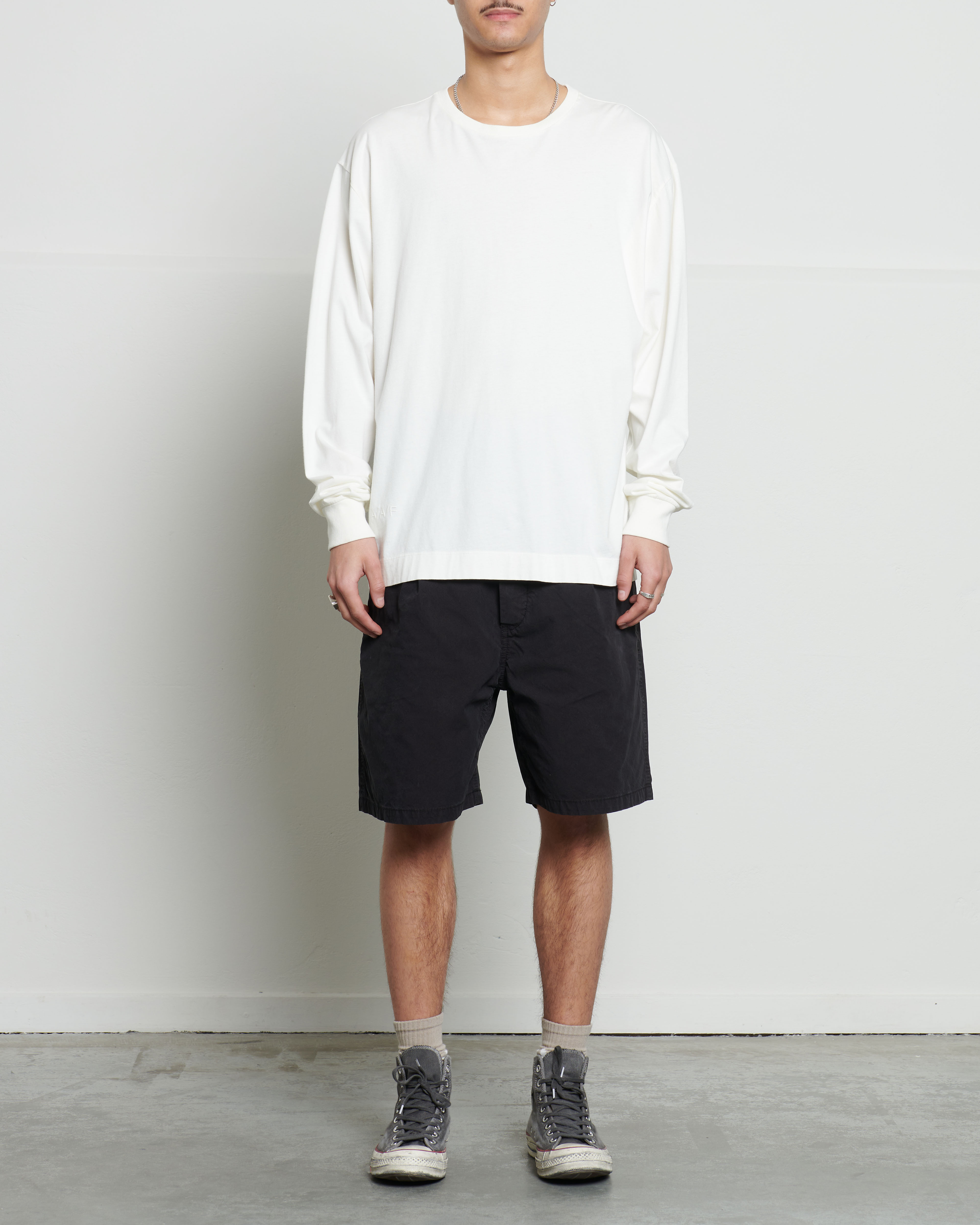 APPLIED ART FORMS Longsleeve in Light Ecru M