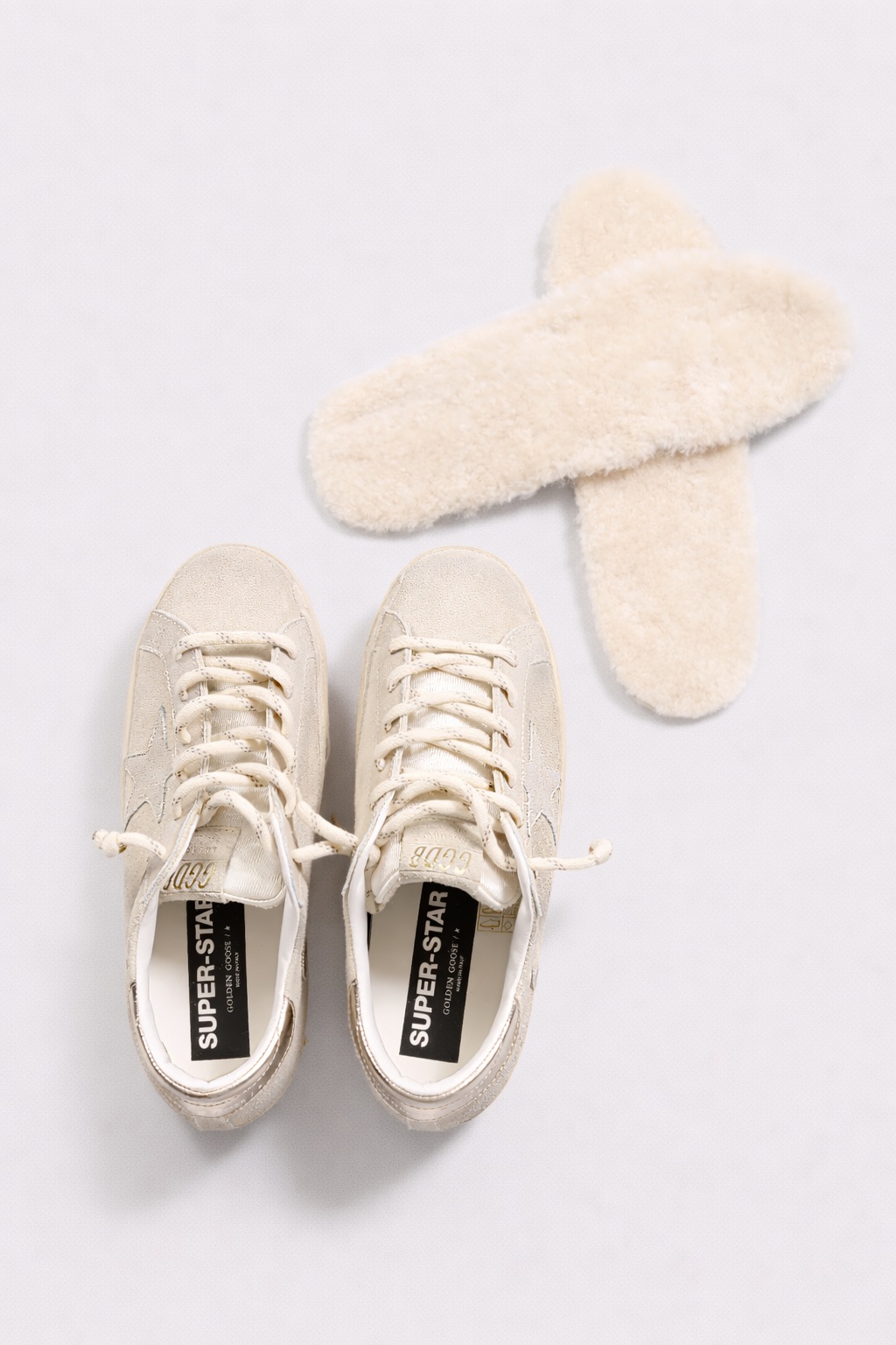 GOLDEN GOOSE Super-Star with Shearling Sole