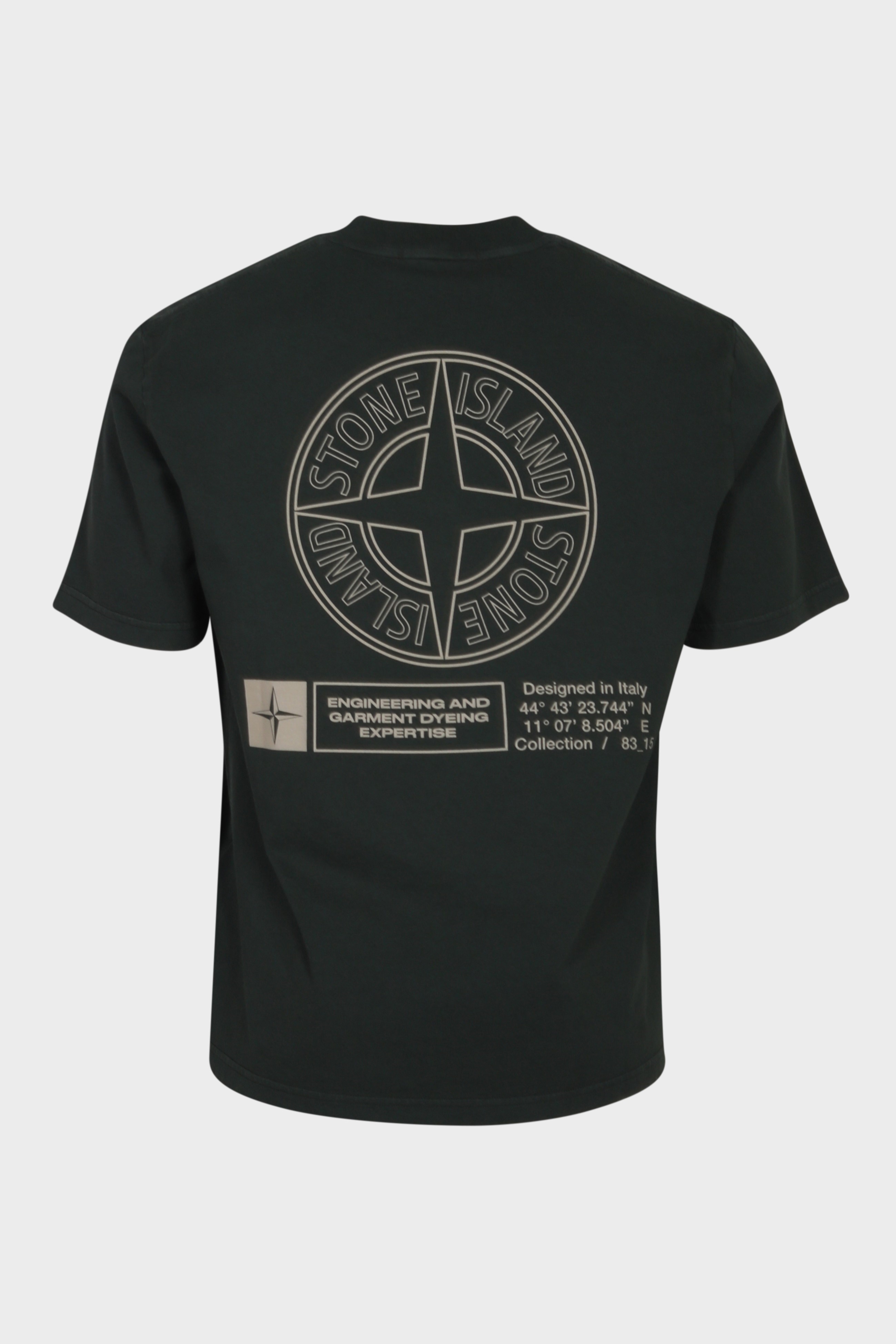 STONE ISLAND Printed T-Shirt in Dark Green