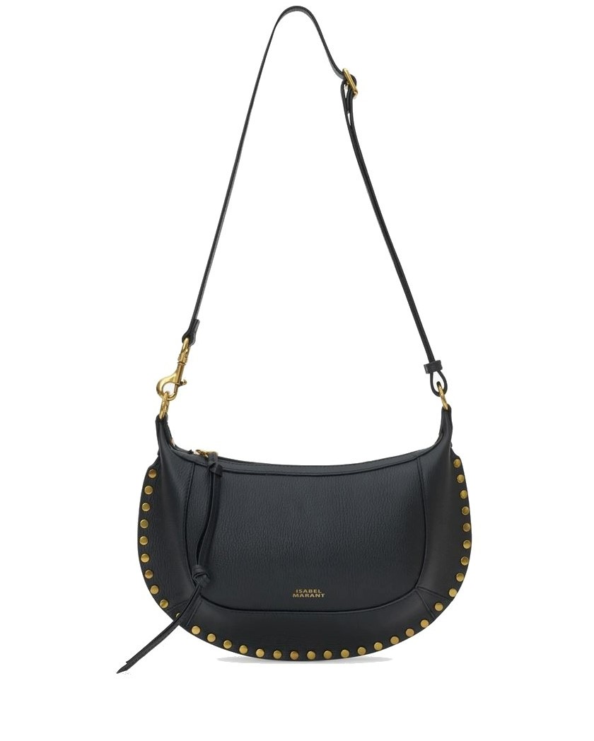 ISABEL MARANT Oskan Moon Shoulder Bag in Black