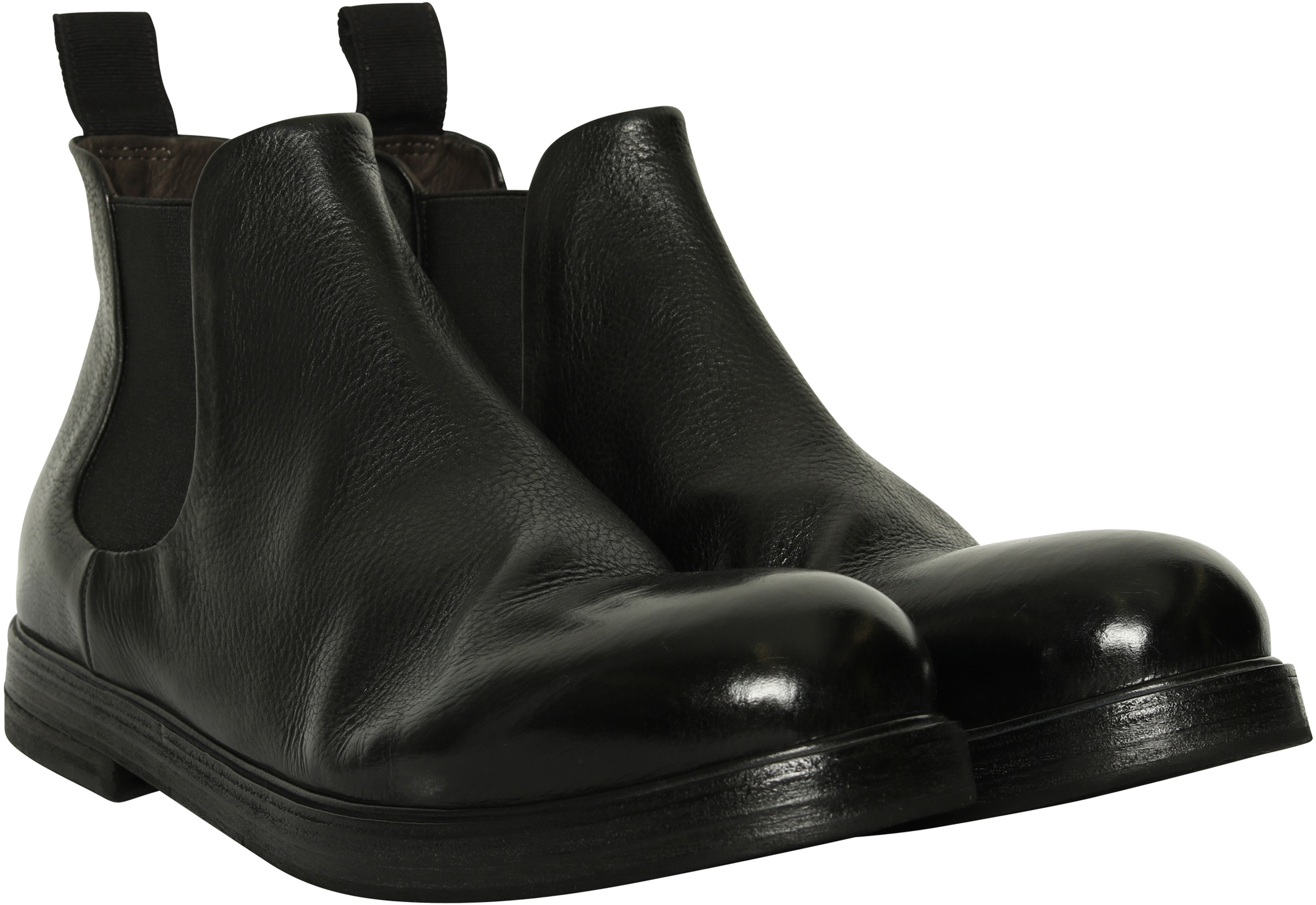 Marsèll Chelsea Boots Black Calf Leather