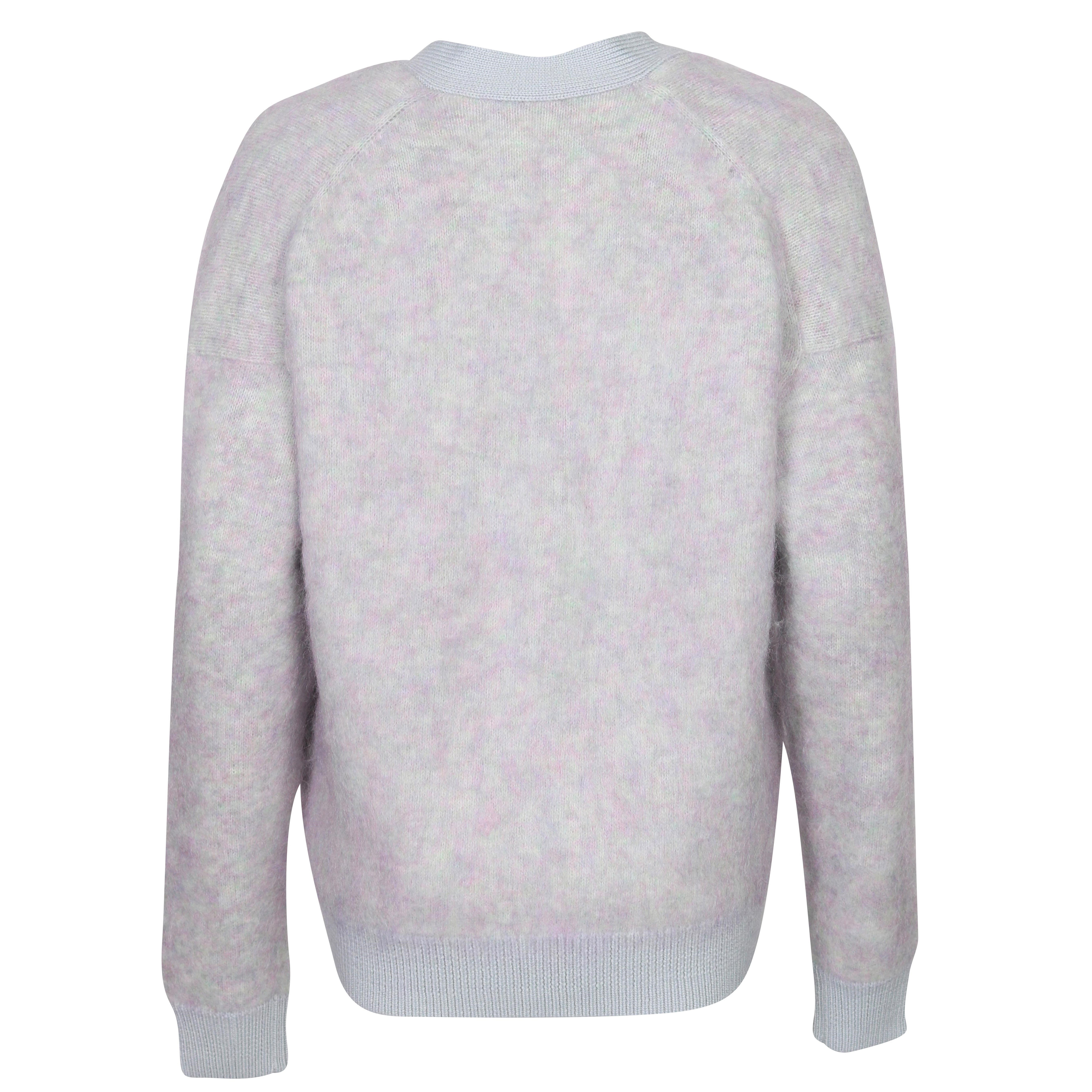 Acne Studios Knit Cardigan in Soft Green Melange