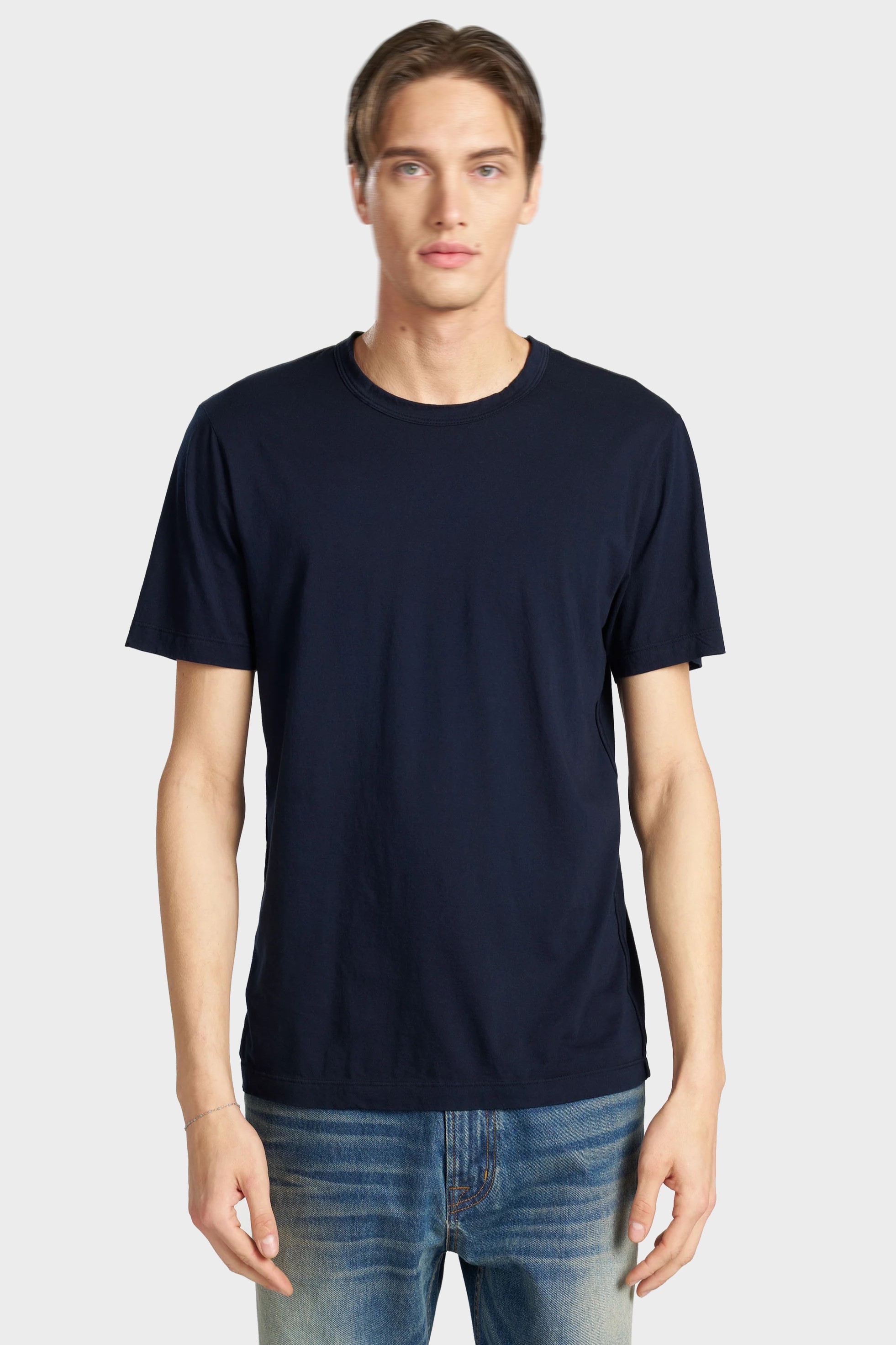 COTTON CITIZEN Classic Crewneck T-Shirt in Super Navy